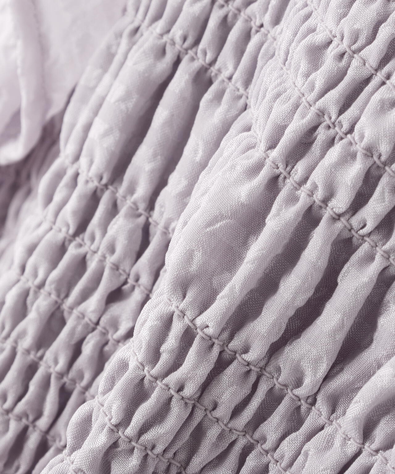 【一部店舗・mix.tokyo 限定カラー:イエロー】シアーチェックシャーリングブラウス