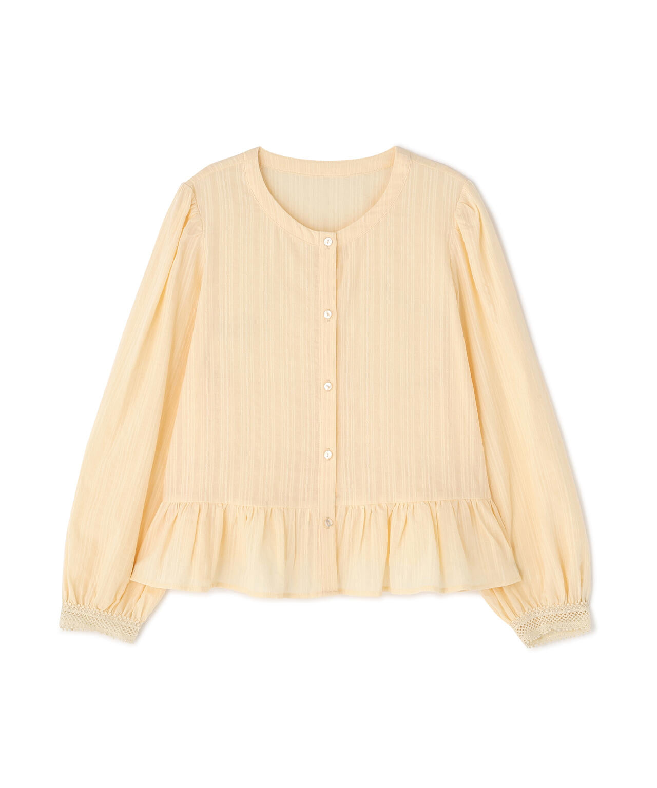 レースカフスブラウス