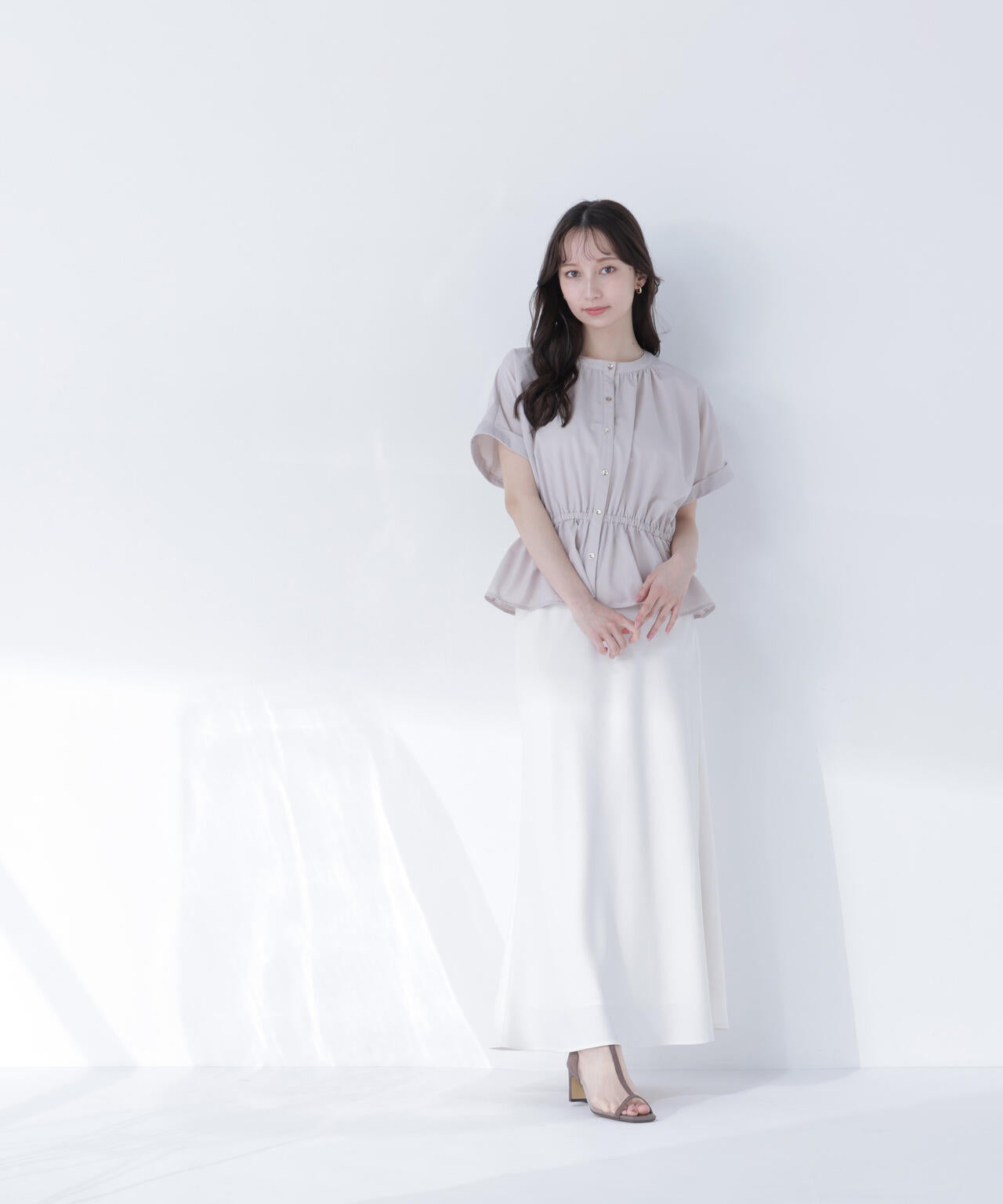 <ちょうど、いい服>きゅっとふわっと。全部盛りブラウス