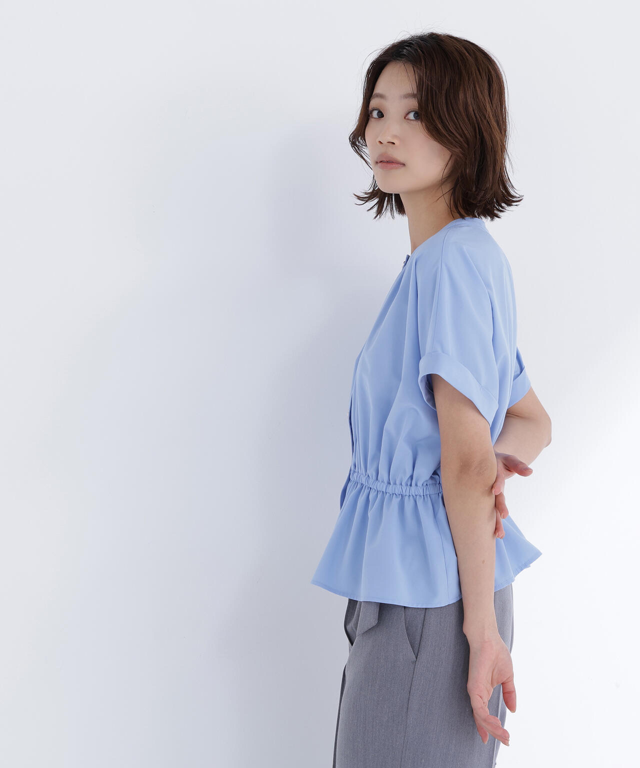 <ちょうど、いい服>きゅっとふわっと。全部盛りブラウス