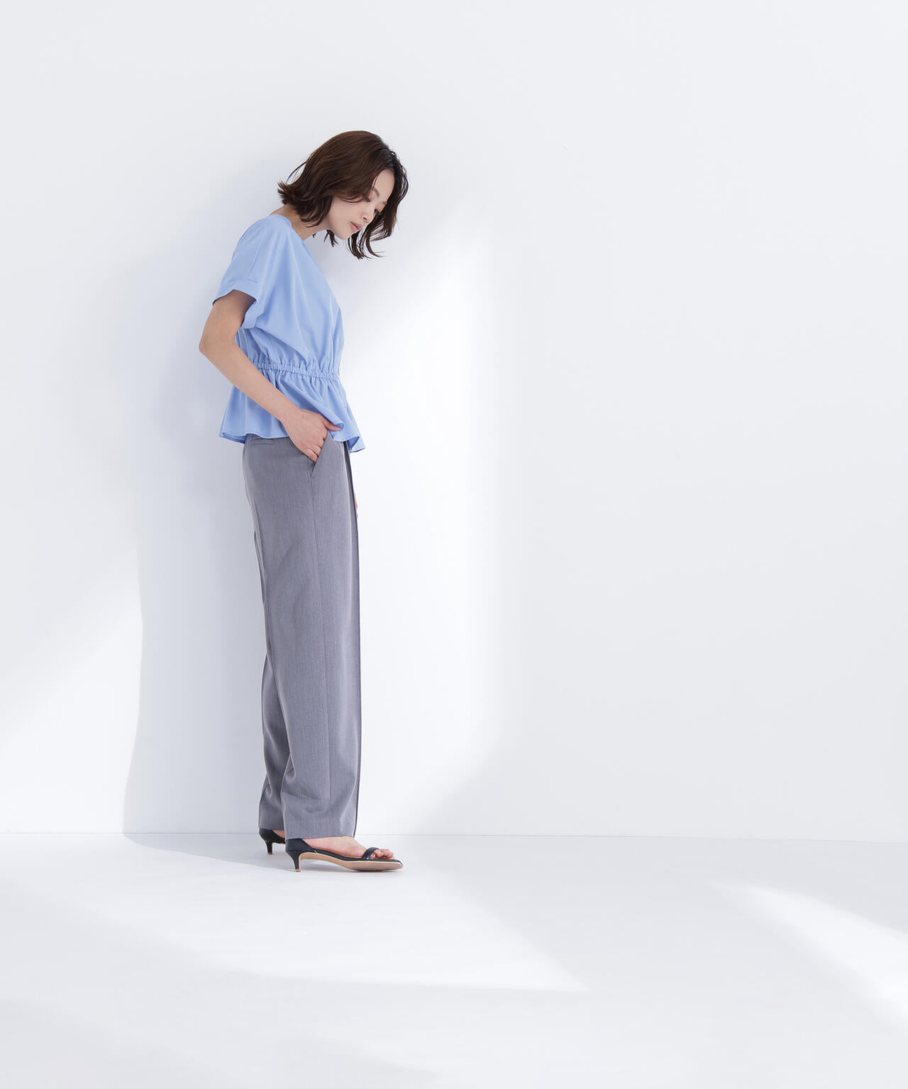 <ちょうど、いい服>きゅっとふわっと。全部盛りブラウス