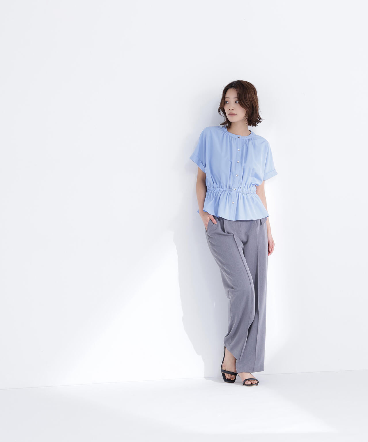<ちょうど、いい服>きゅっとふわっと。全部盛りブラウス