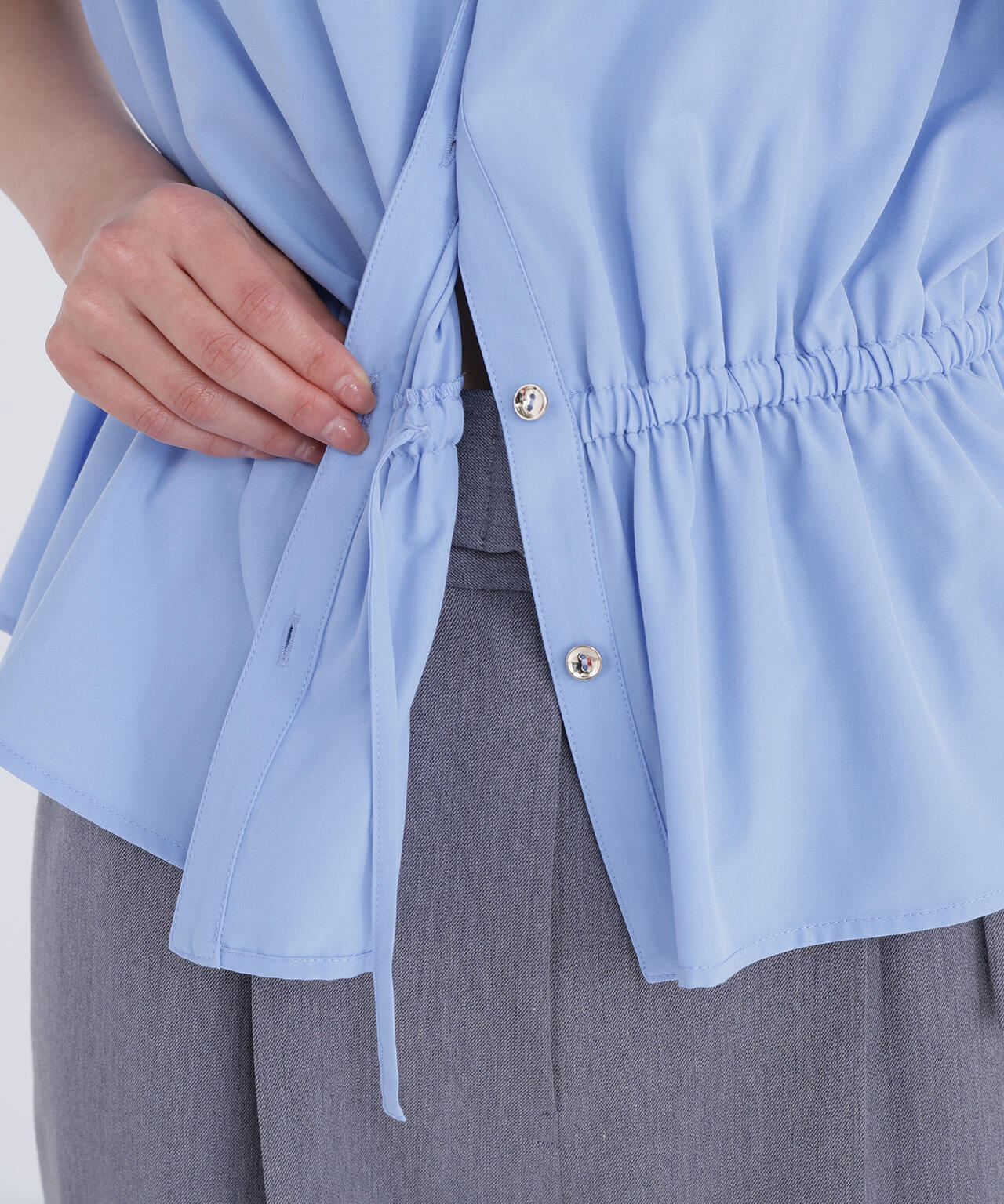 <ちょうど、いい服>きゅっとふわっと。全部盛りブラウス