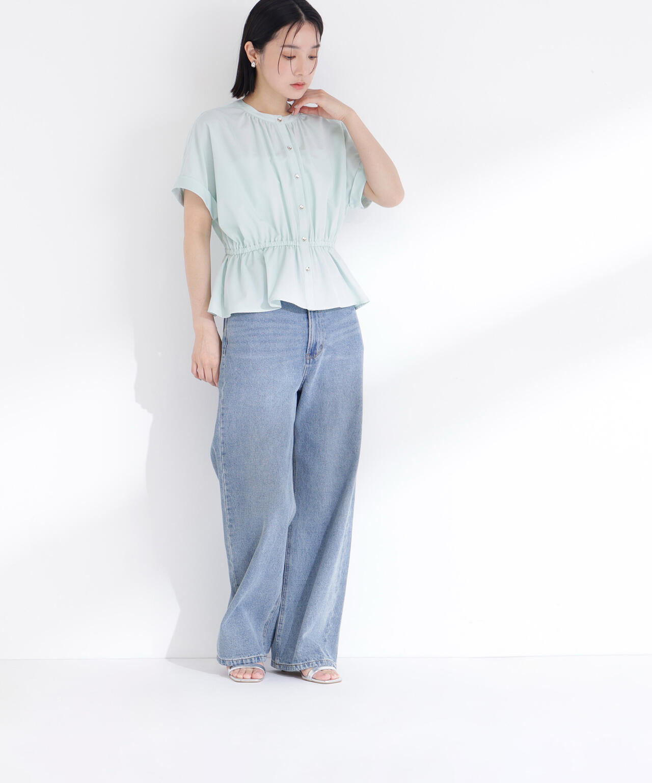 <ちょうど、いい服>きゅっとふわっと。全部盛りブラウス