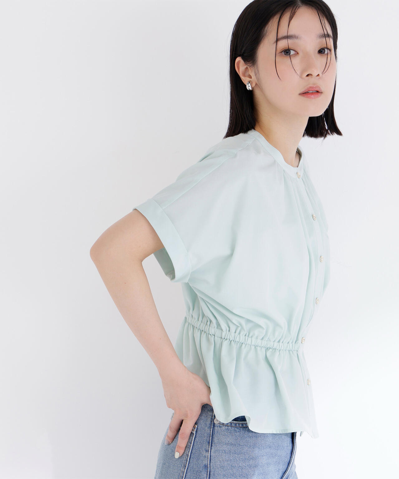 <ちょうど、いい服>きゅっとふわっと。全部盛りブラウス