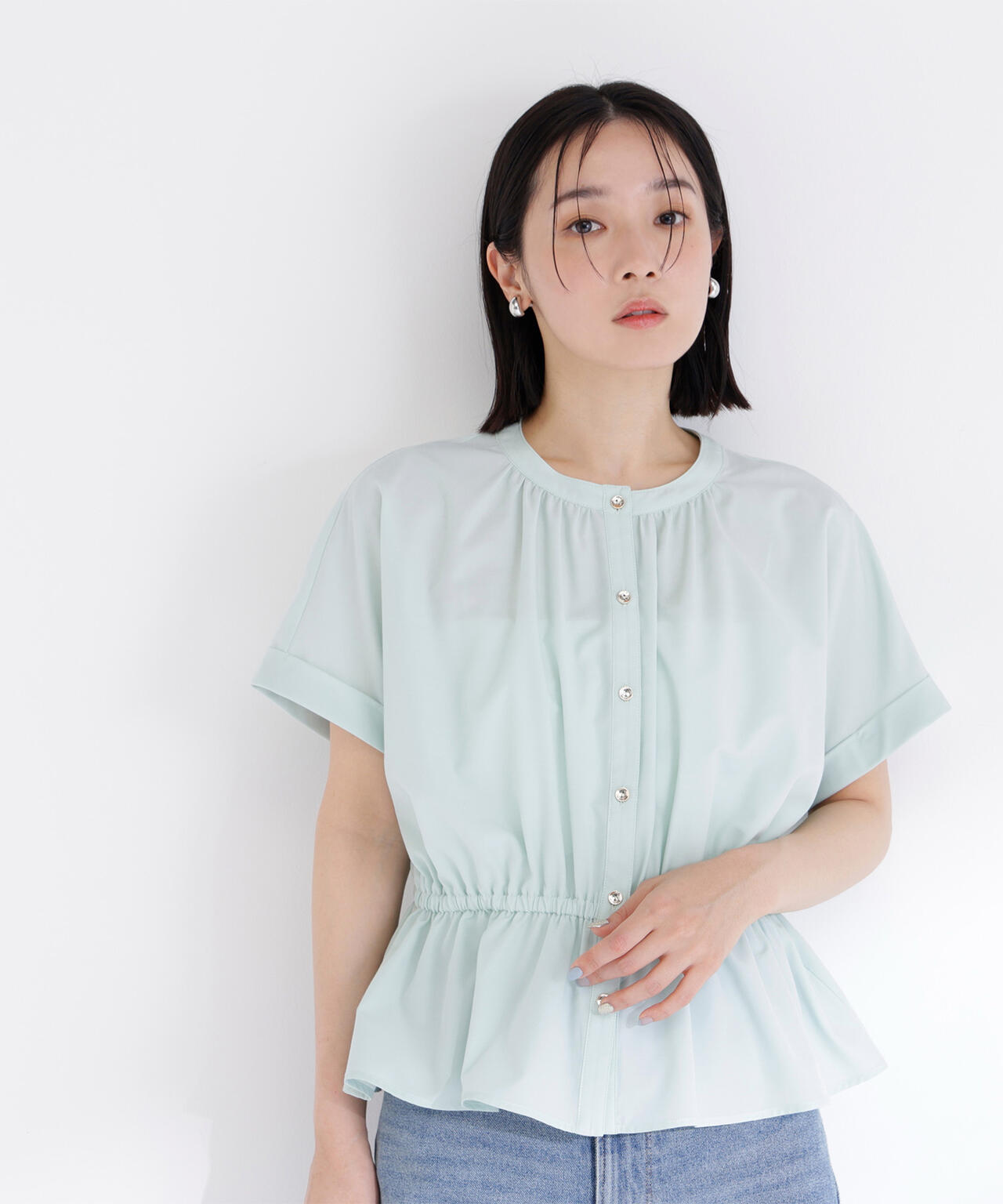<ちょうど、いい服>きゅっとふわっと。全部盛りブラウス