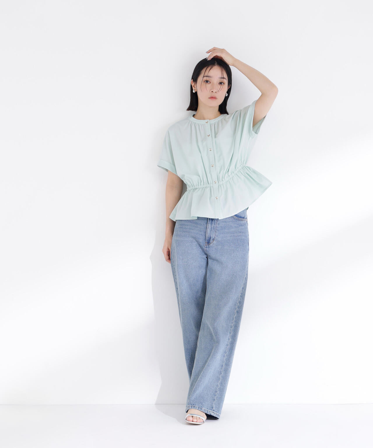<ちょうど、いい服>きゅっとふわっと。全部盛りブラウス