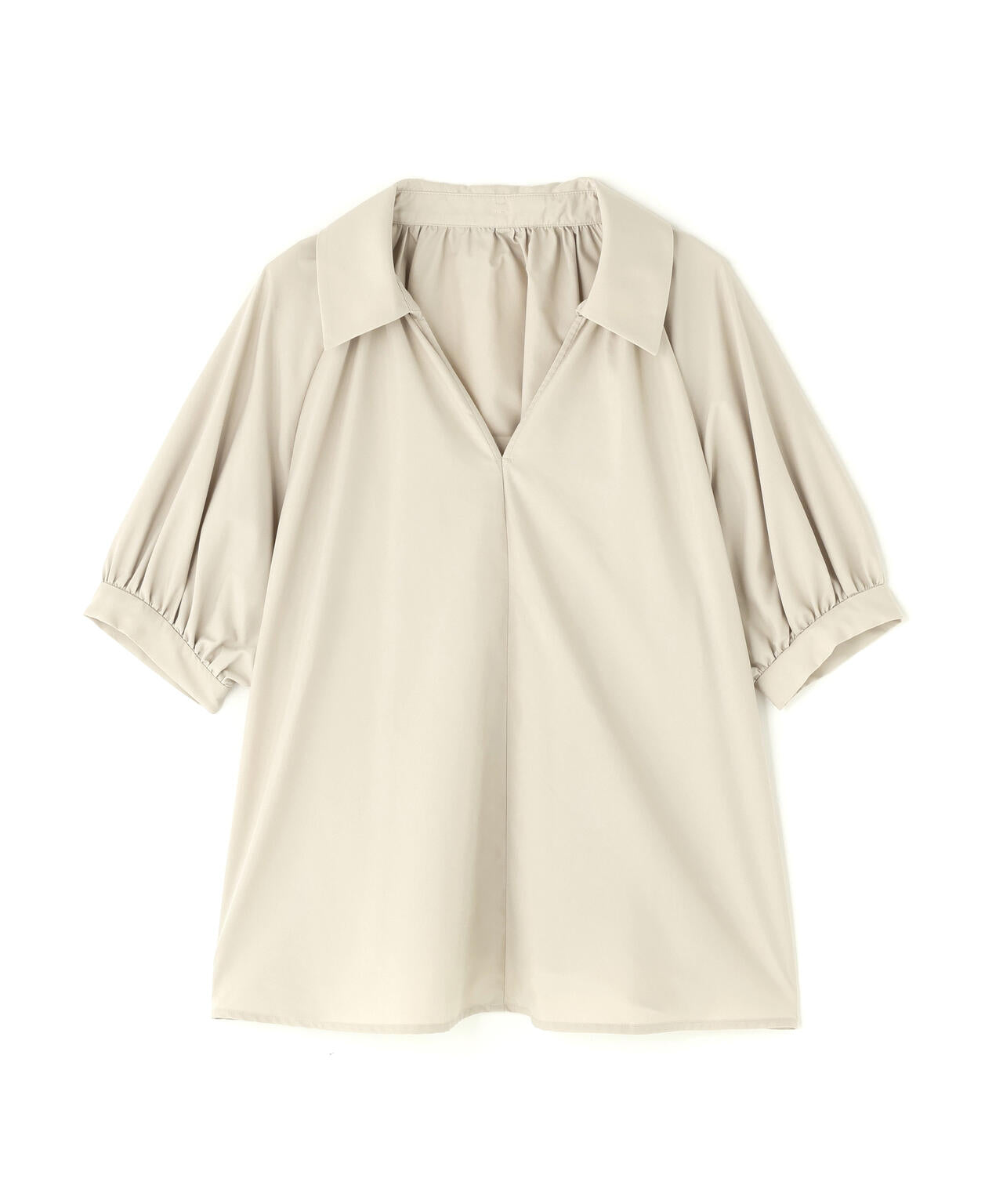 【Oggi.jp掲載】スキッパーリボンタイブラウス半袖