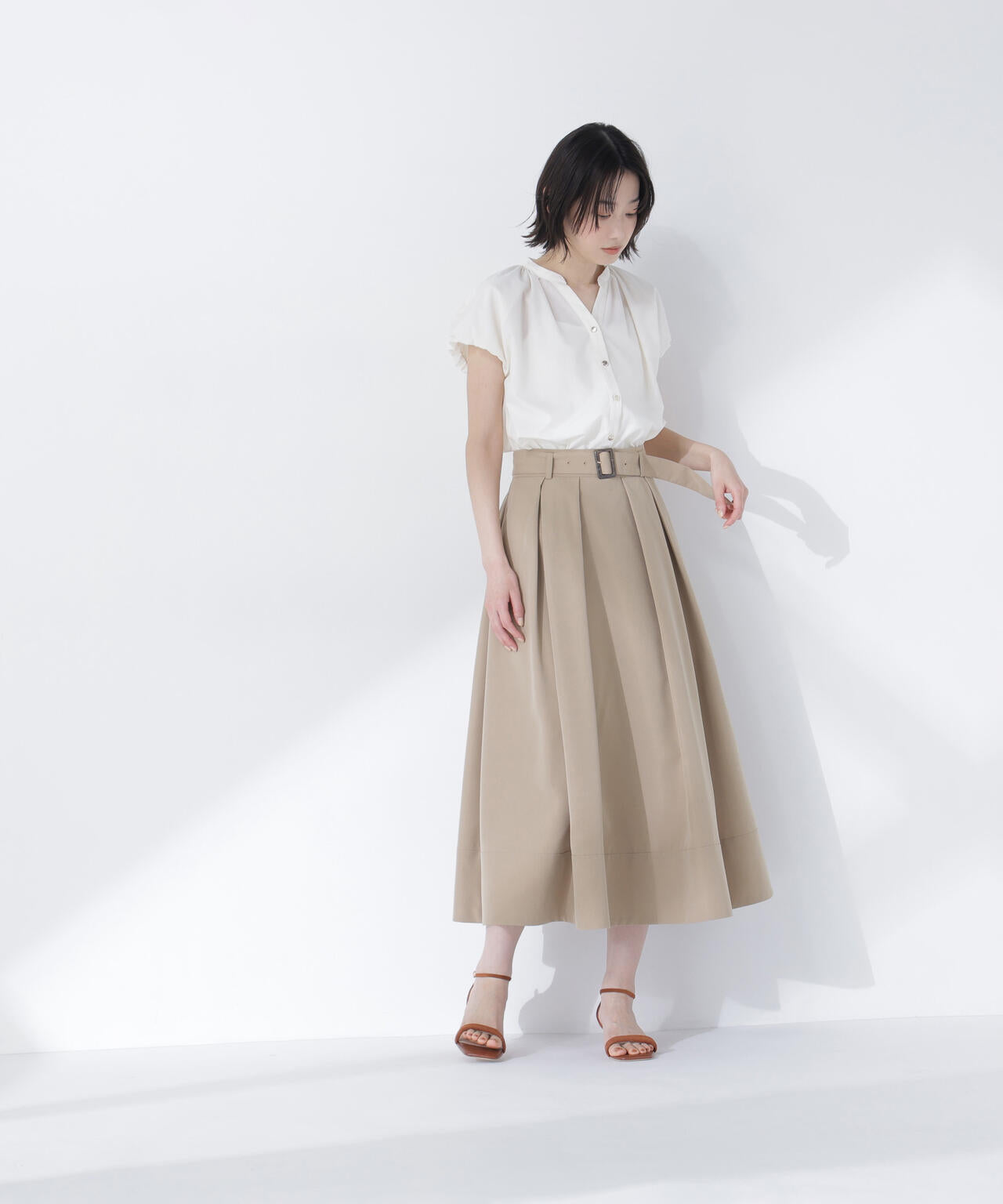 168cm B:78 W:57 H:87 着用サイズ:FR