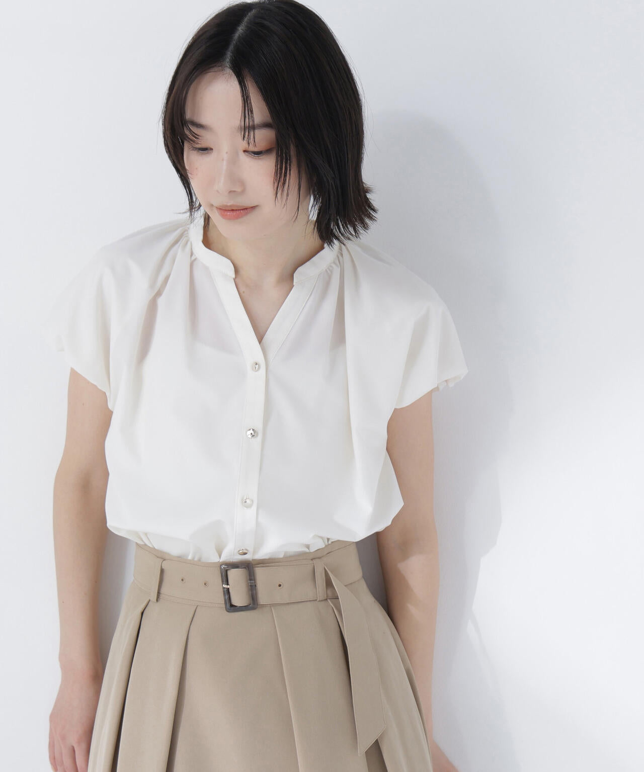 168cm B:78 W:57 H:87 着用サイズ:FR