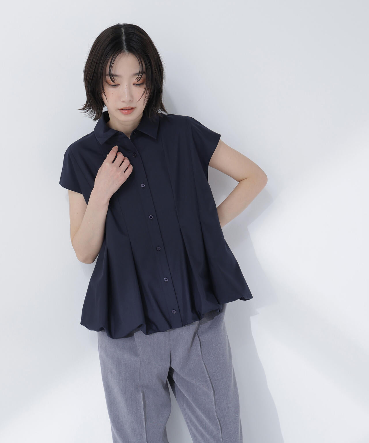 168cm B:78 W:57 H:87 着用サイズ:FR