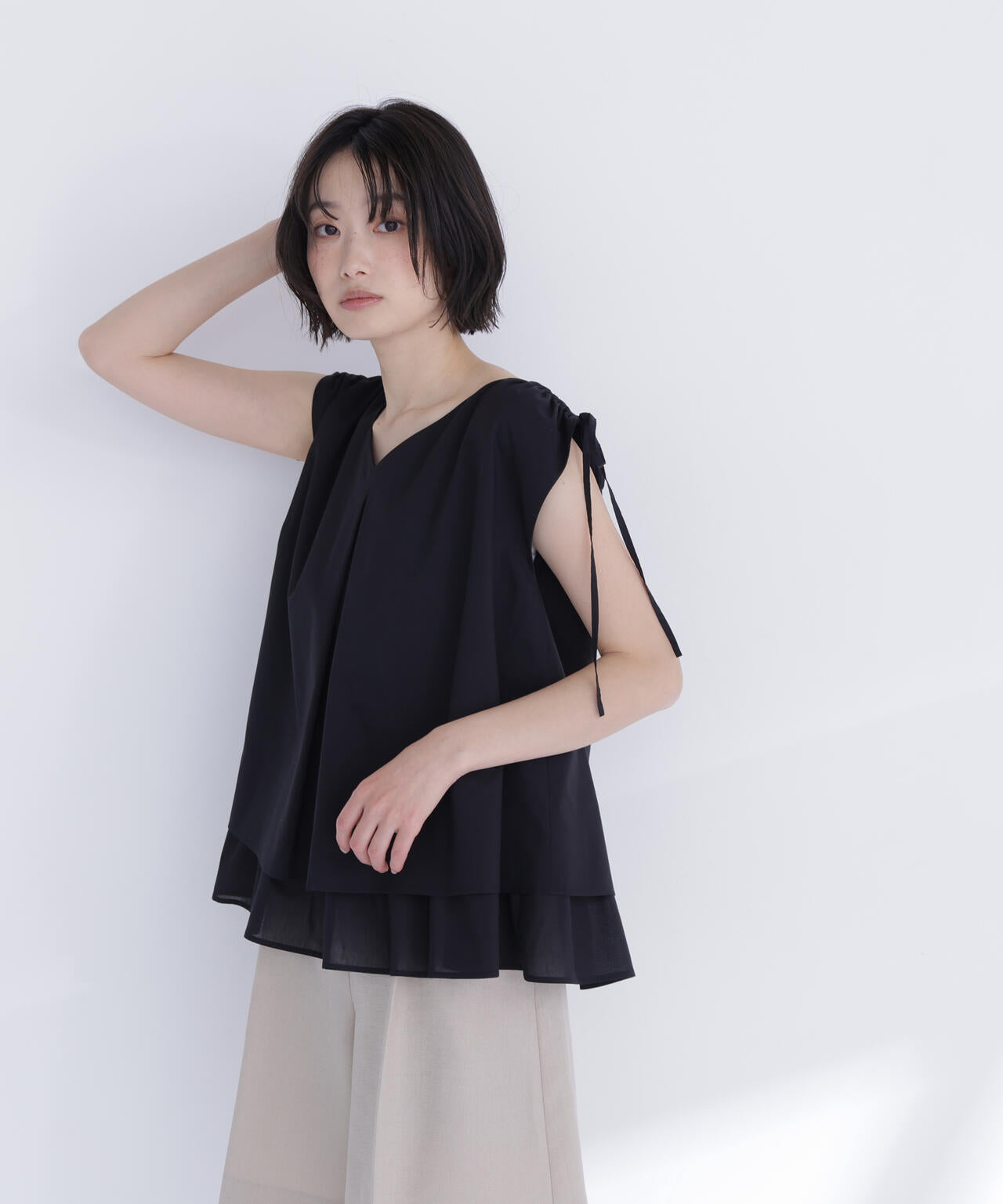 168cm B:78 W:57 H:87 着用サイズ:FR