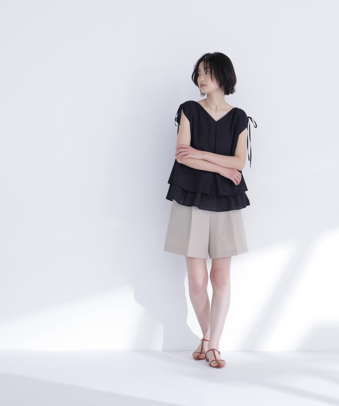 168cm B:78 W:57 H:87 着用サイズ:FR