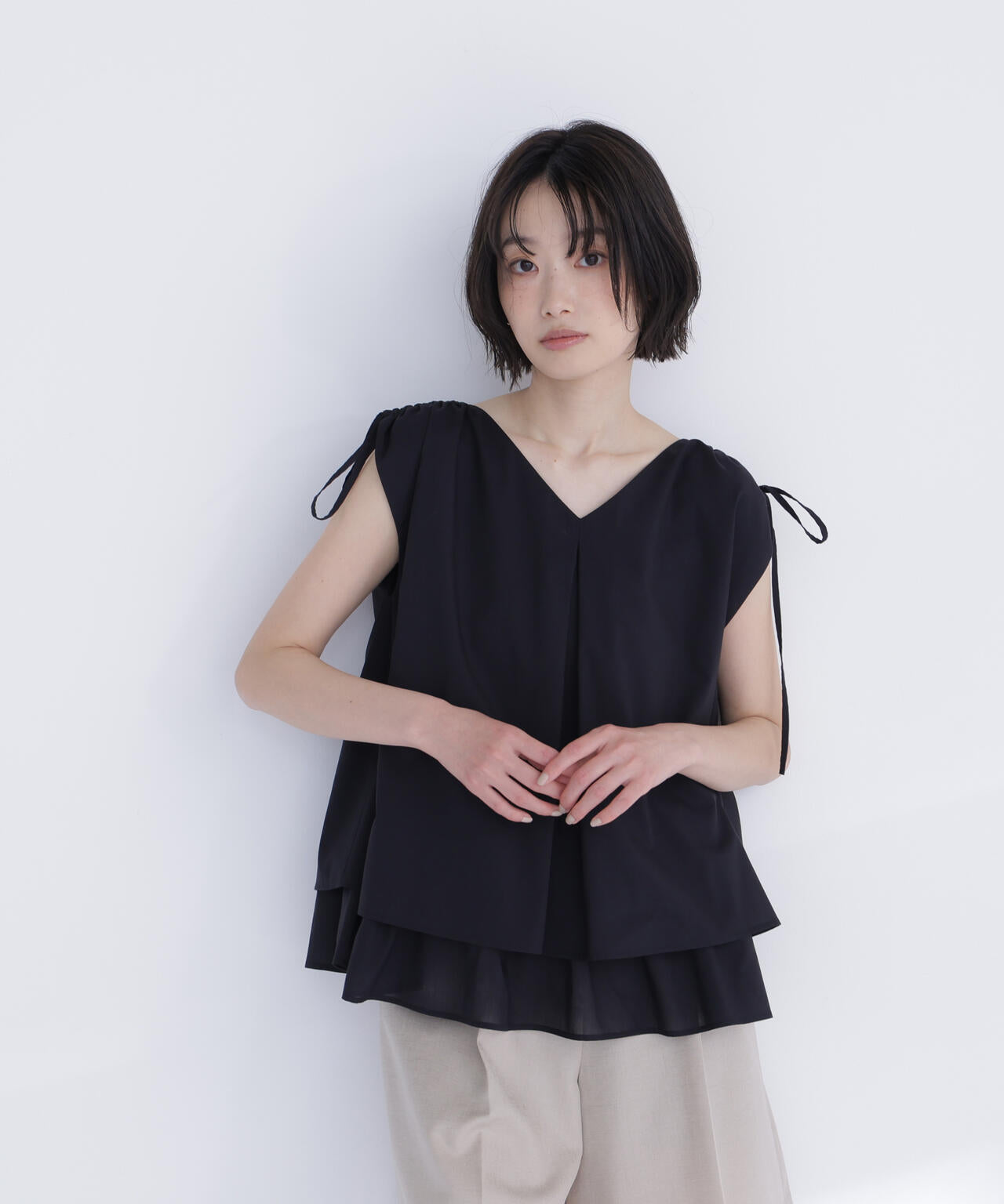 168cm B:78 W:57 H:87 着用サイズ:FR