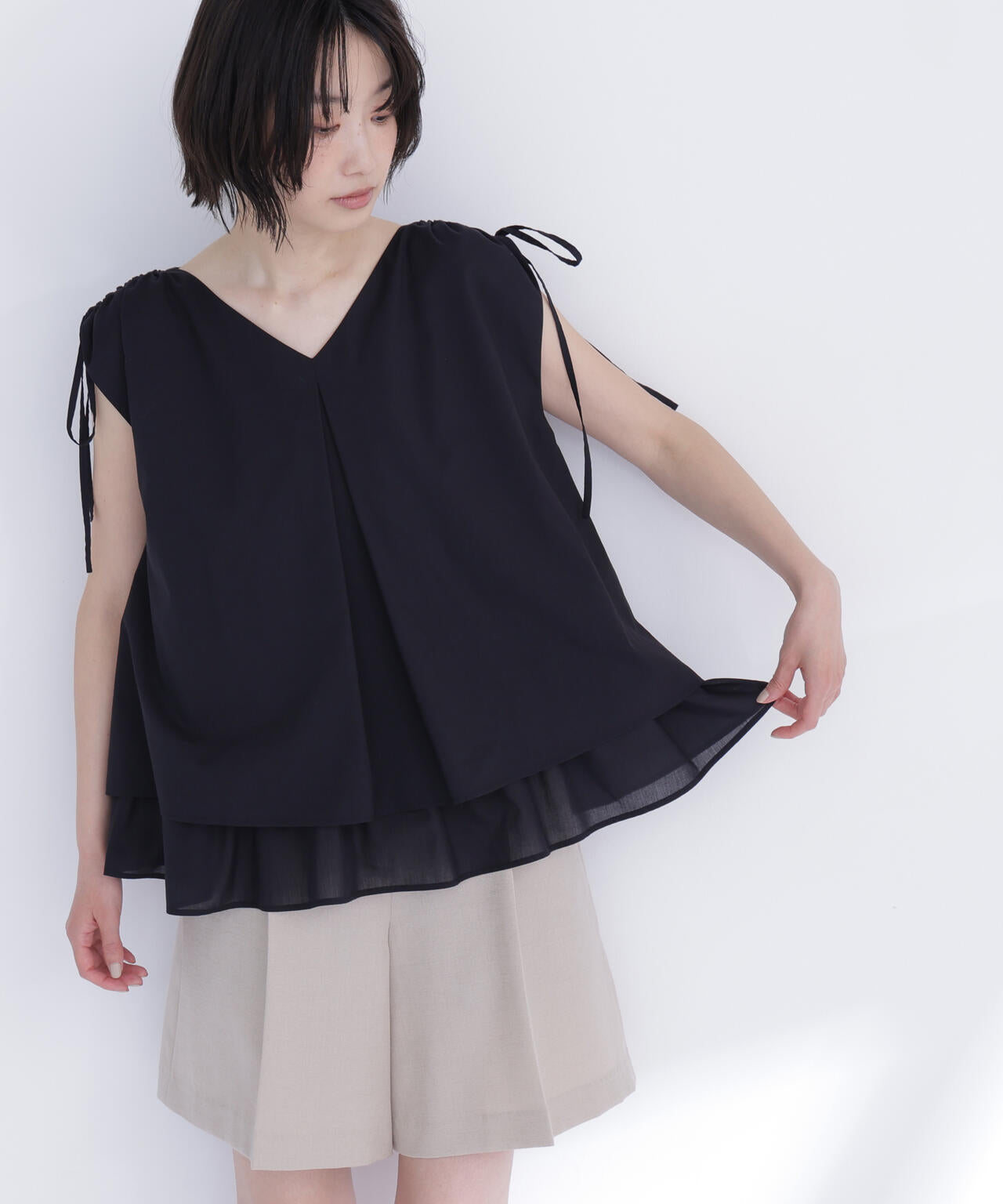 168cm B:78 W:57 H:87 着用サイズ:FR