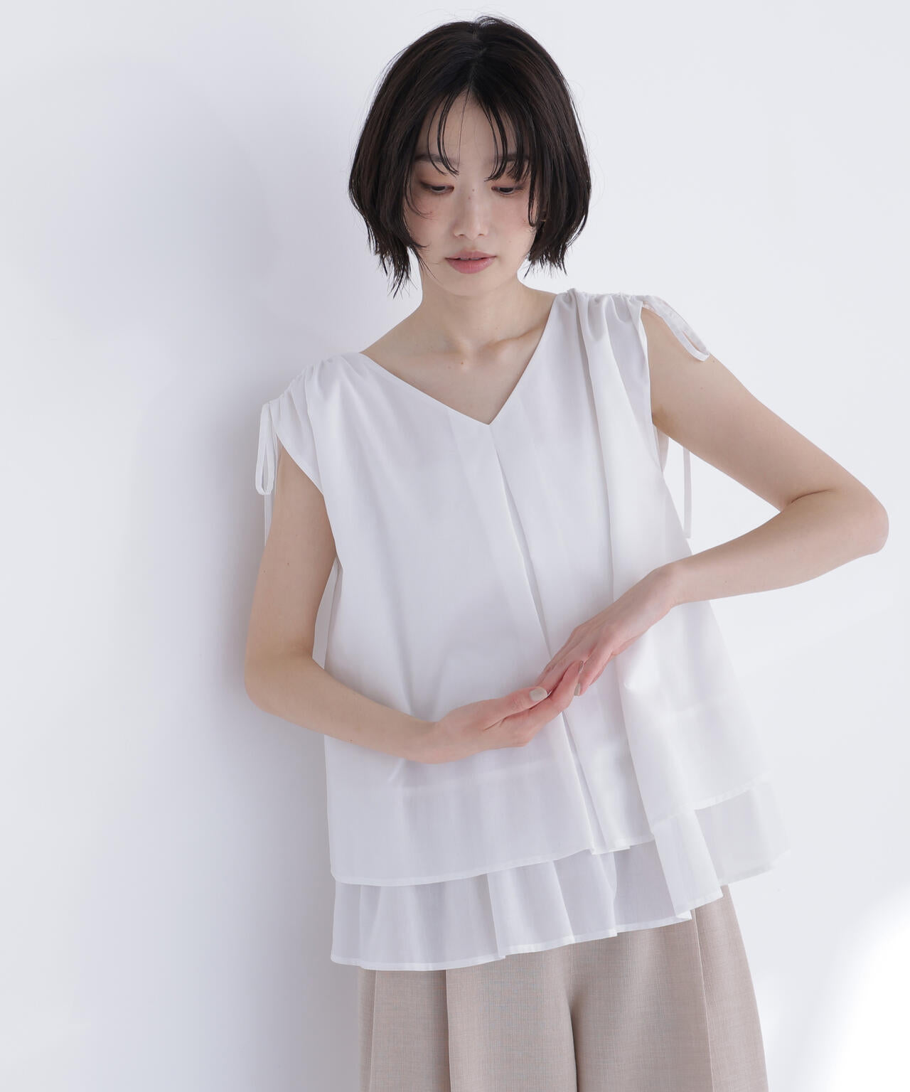 168cm B:78 W:57 H:87 着用サイズ:FR