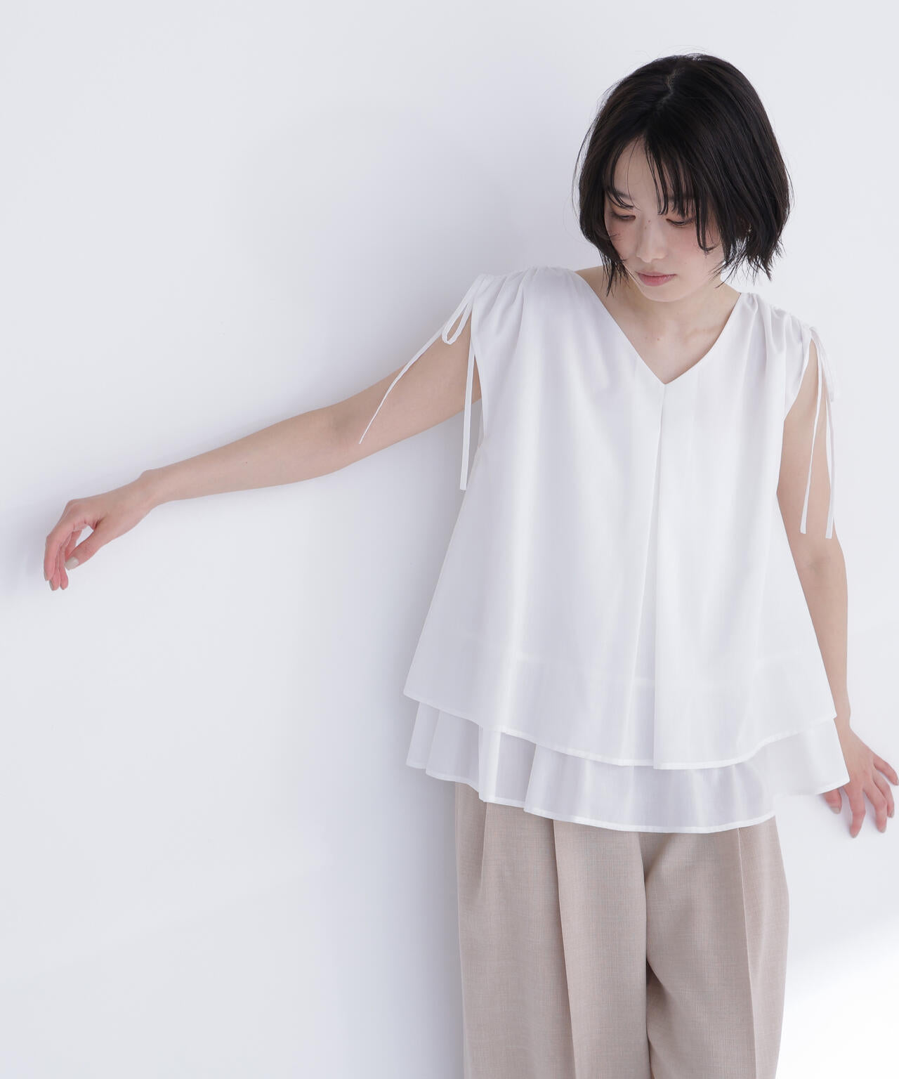 168cm B:78 W:57 H:87 着用サイズ:FR