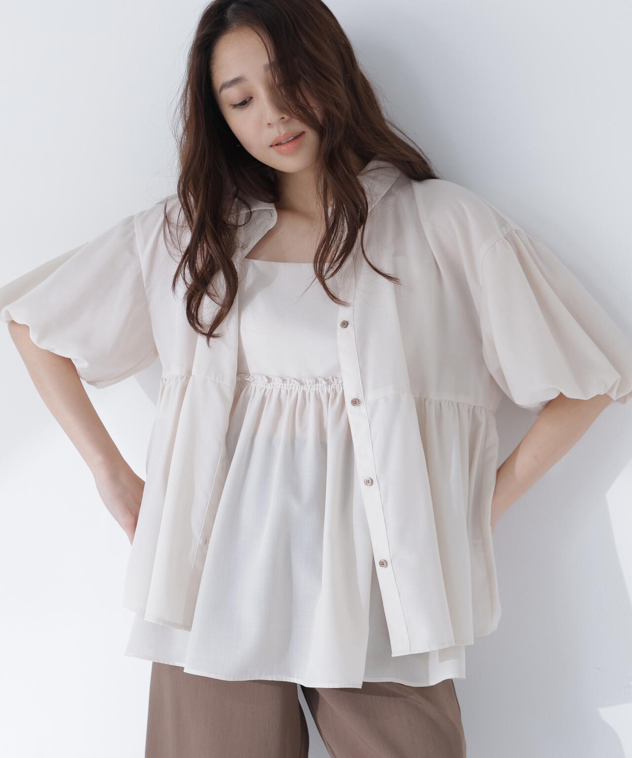 165.5cm 着用サイズ:FR