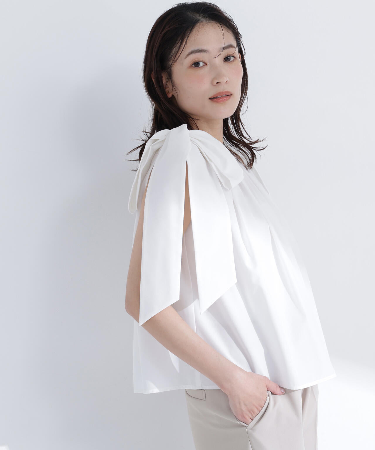 <sweet掲載><ちょうど、いい服>ときめき♡リボンブラウス