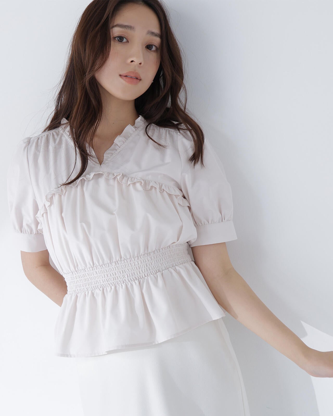 165.5cm 着用サイズ:FR