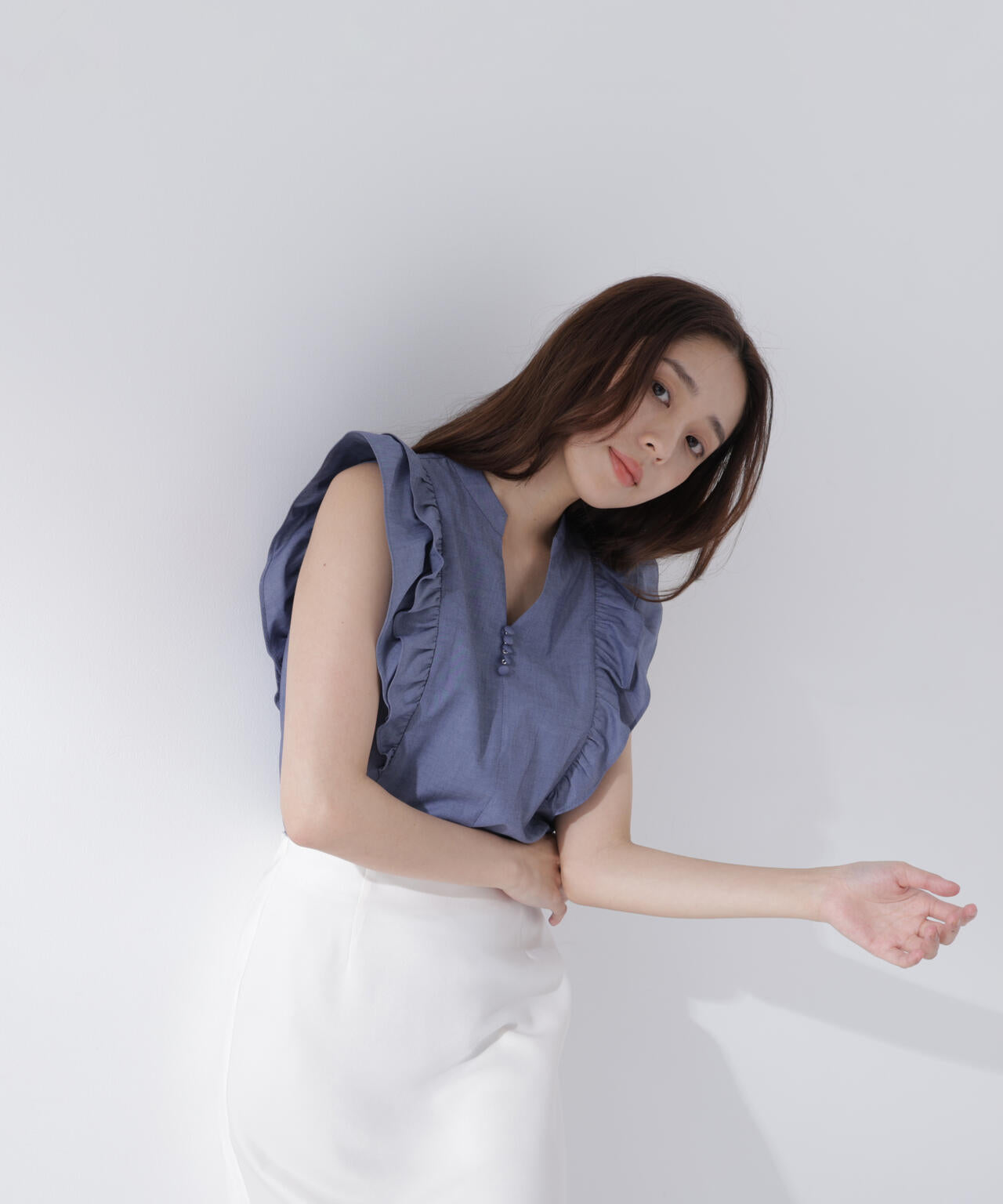 165.5cm 着用サイズ:FR