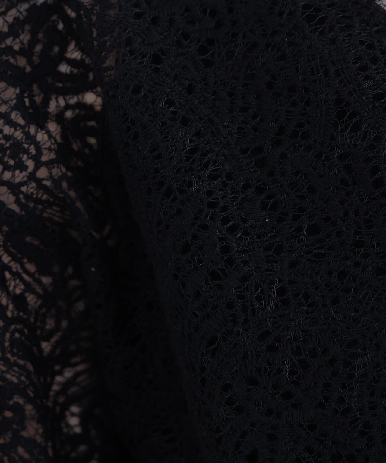 レース羽織ブラウス