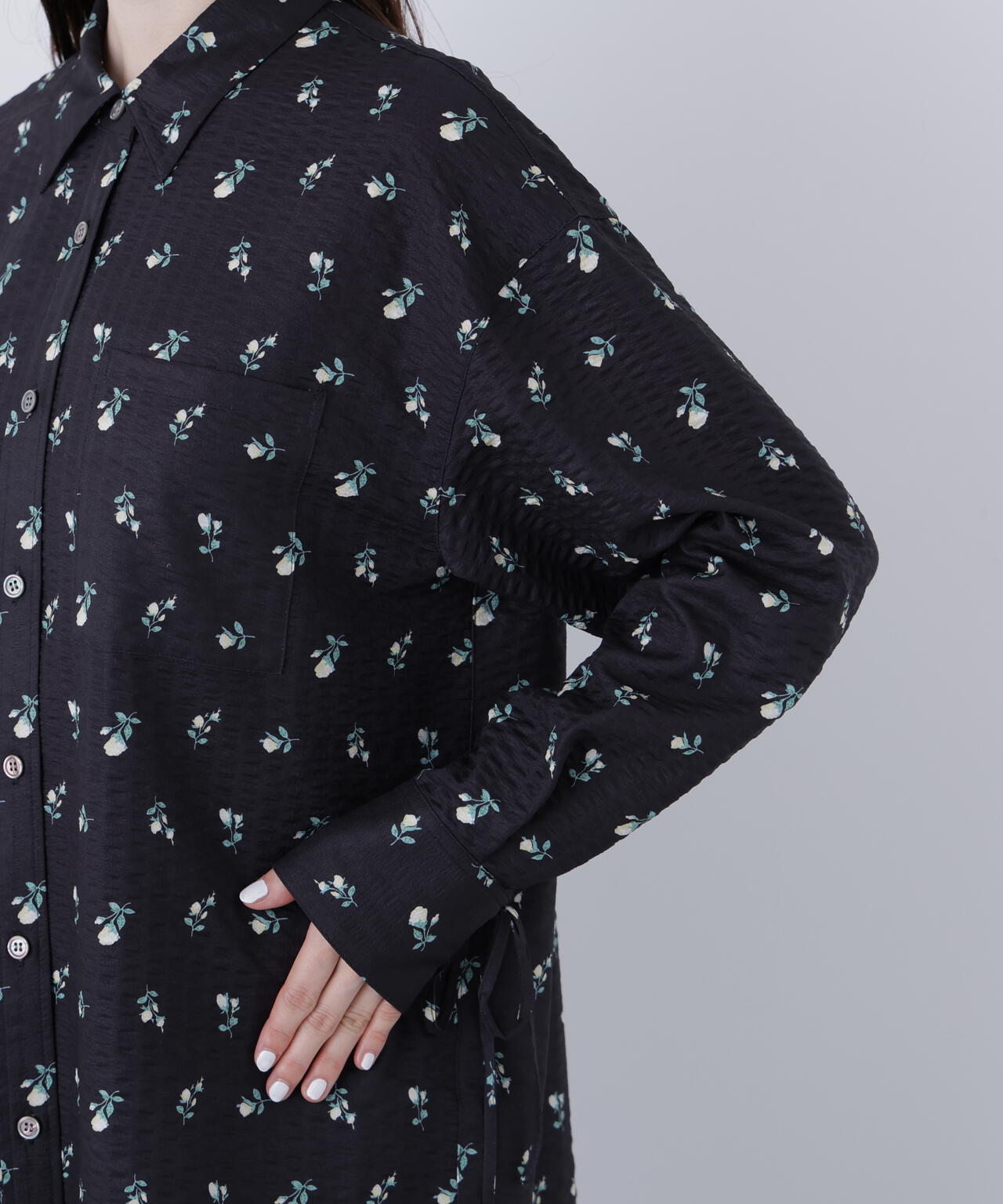 フラワープリント SETUP シャツ