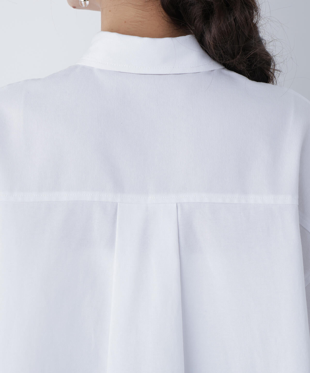 刺繍オックスフォードシャツ