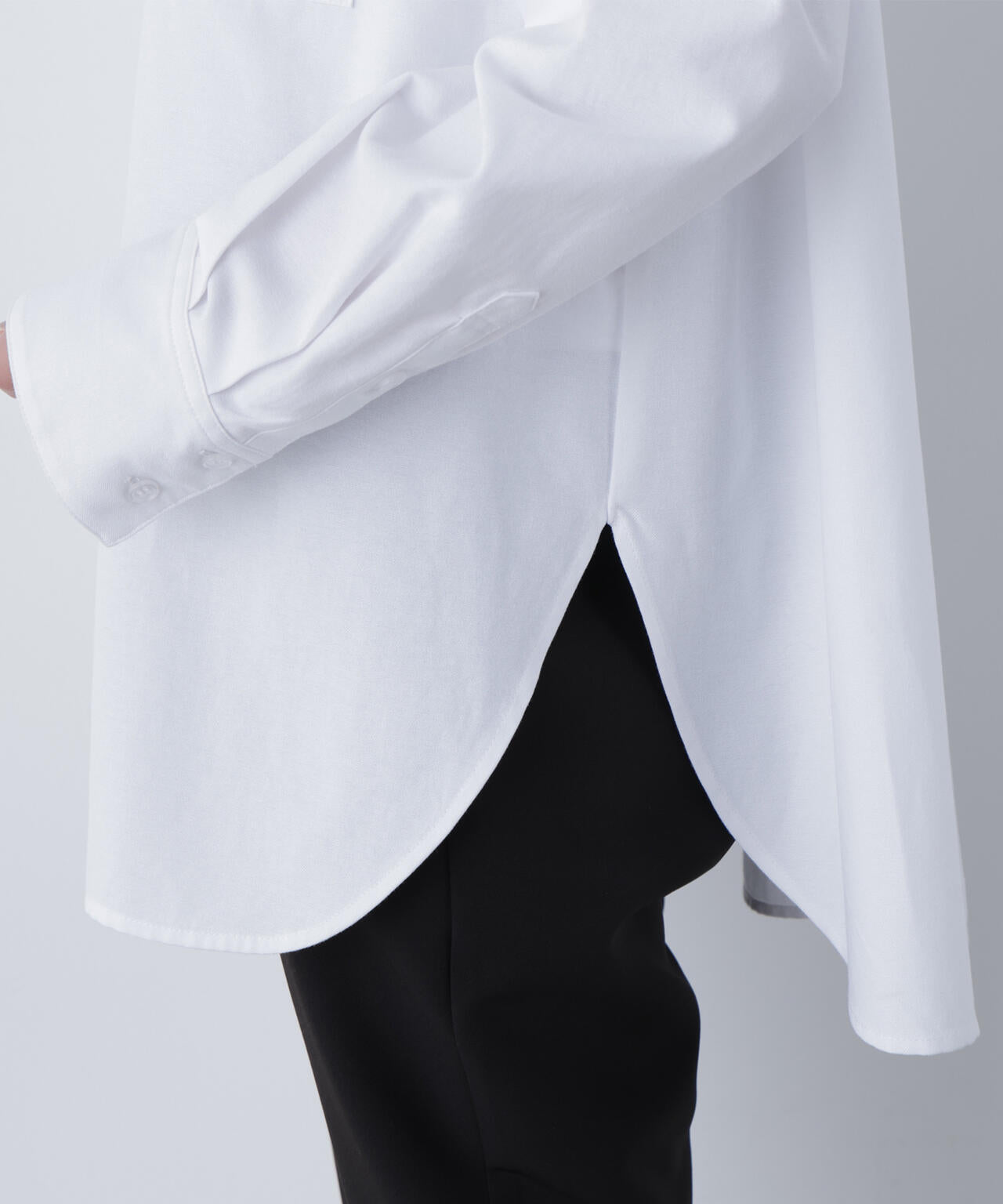 刺繍オックスフォードシャツ