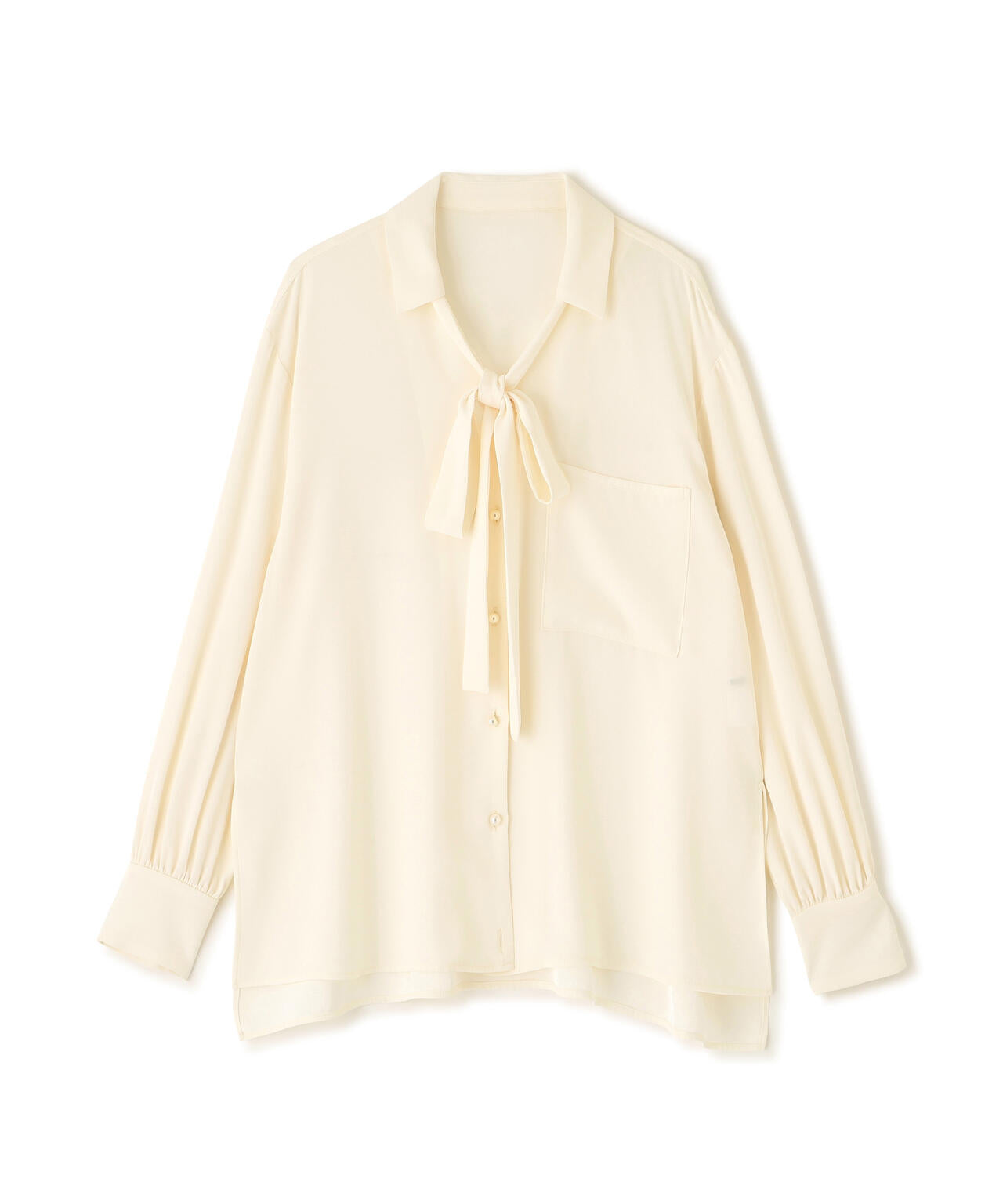 【365ユーティリティ】“みんなの声をカタチにした”速乾2WAYパールボタンボウブラウス