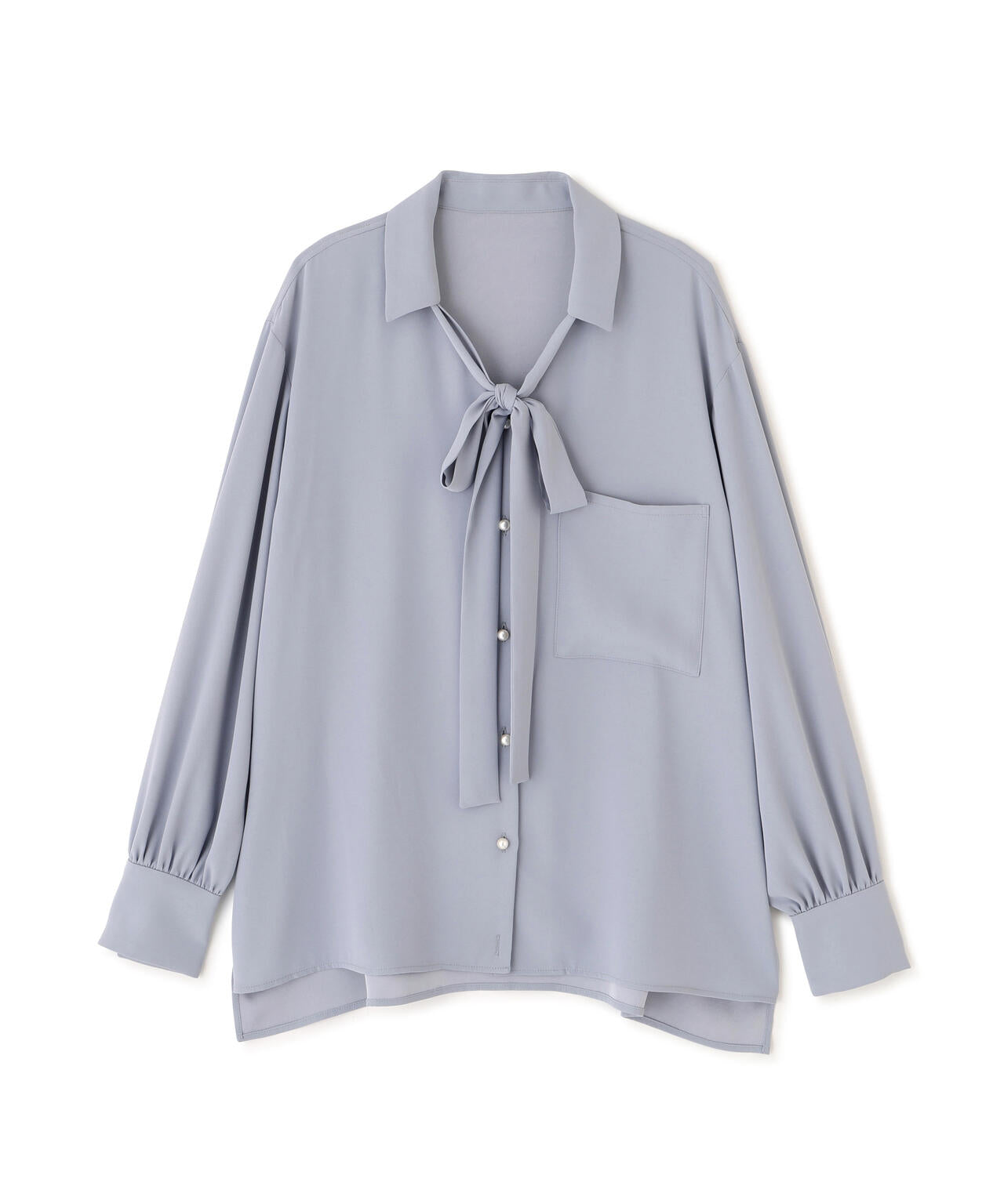 【365ユーティリティ】“みんなの声をカタチにした”速乾2WAYパールボタンボウブラウス