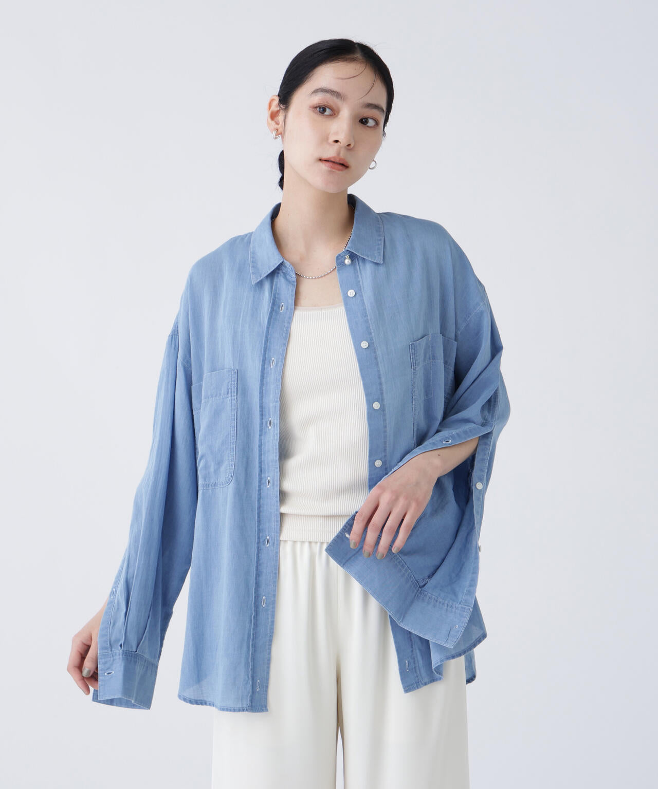 168cm B81cm W60cm H89cm 着用サイズ:FR