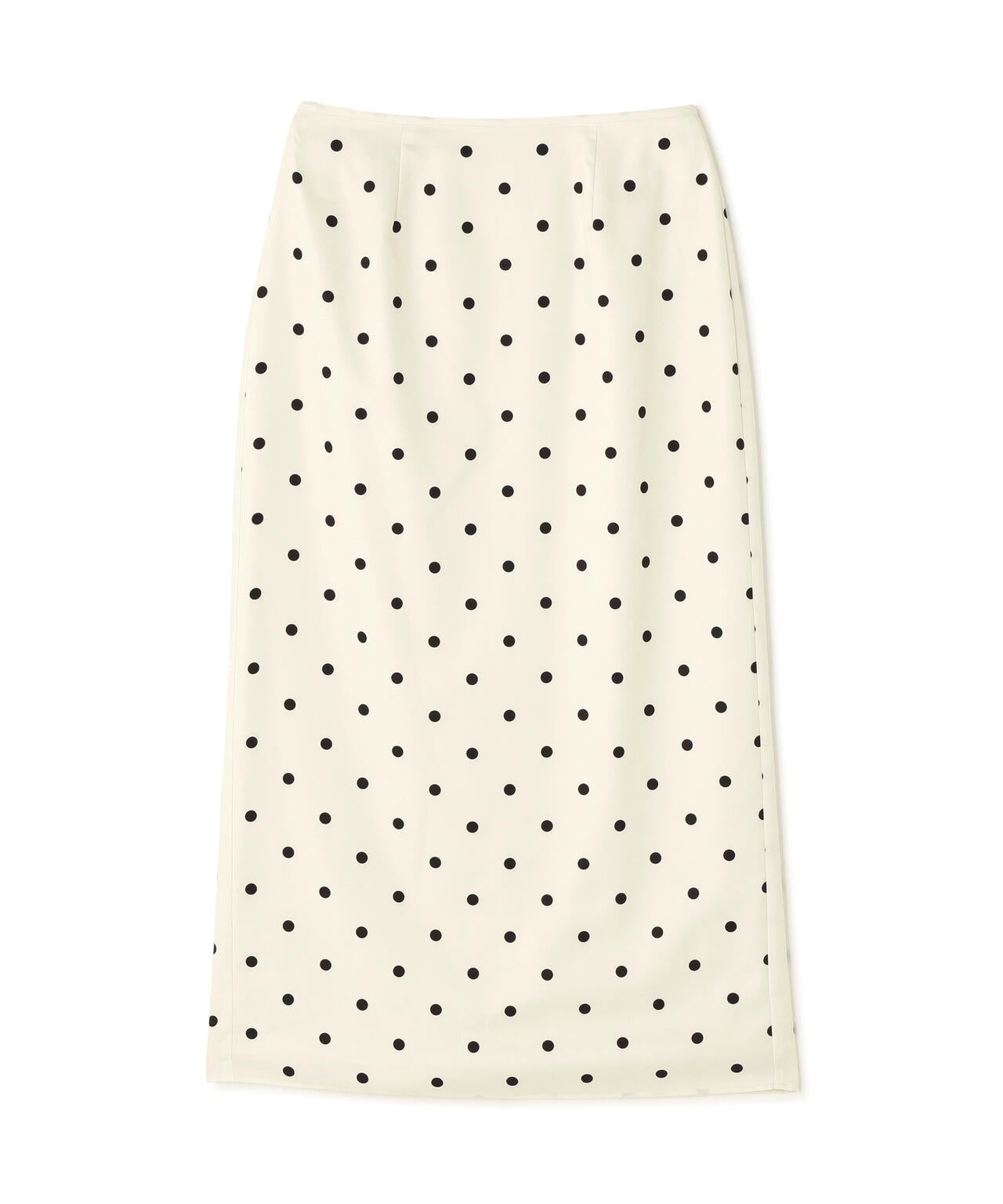 【有楽町マルイ・mix.tokyo 限定カラー:ブラウンベース】ドットサテンタイトスカート