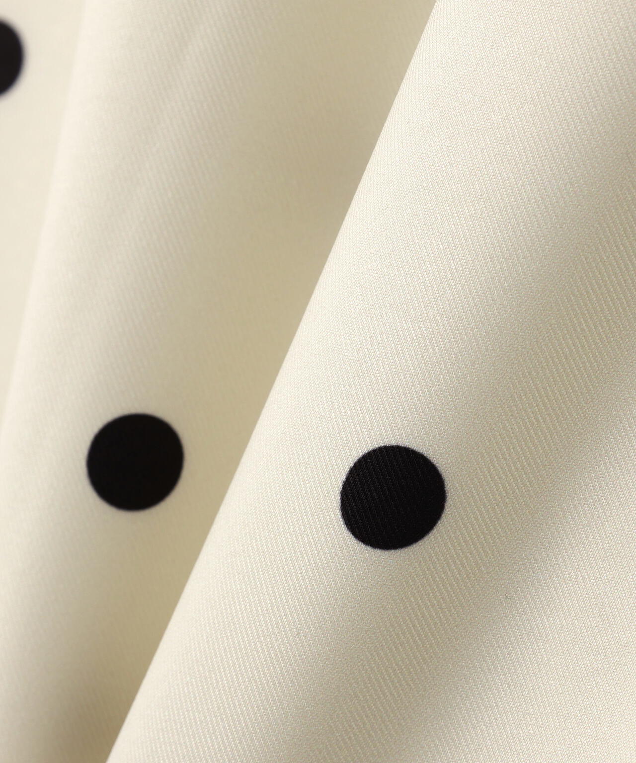 【有楽町マルイ・mix.tokyo 限定カラー:ブラウンベース】ドットサテンタイトスカート