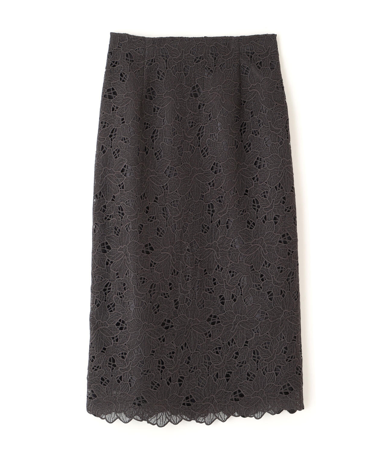 フラワーレースタイトスカート