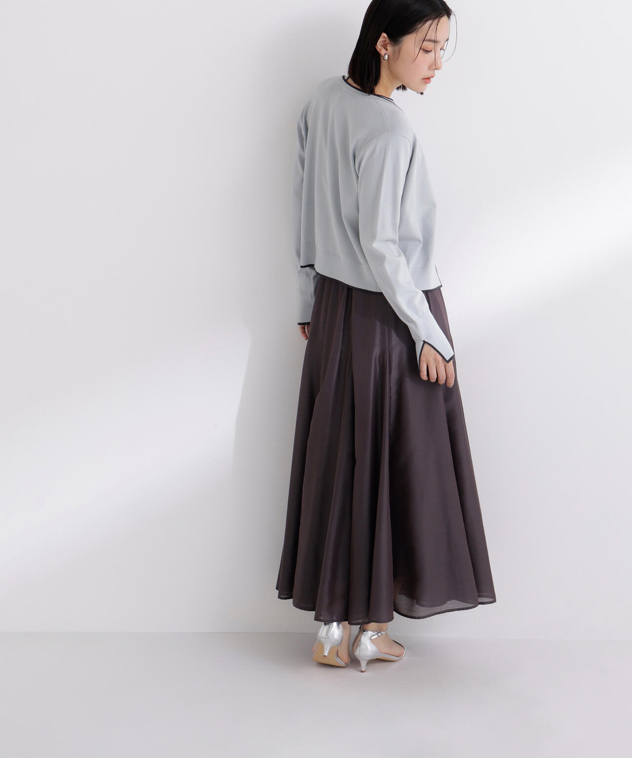 シャイニーシアーボイルスカート