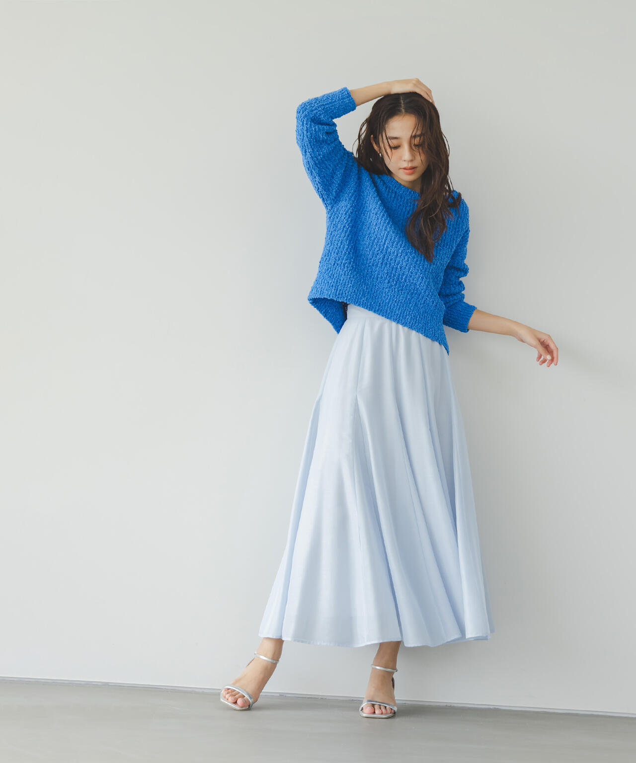 シャイニーシアーボイルスカート