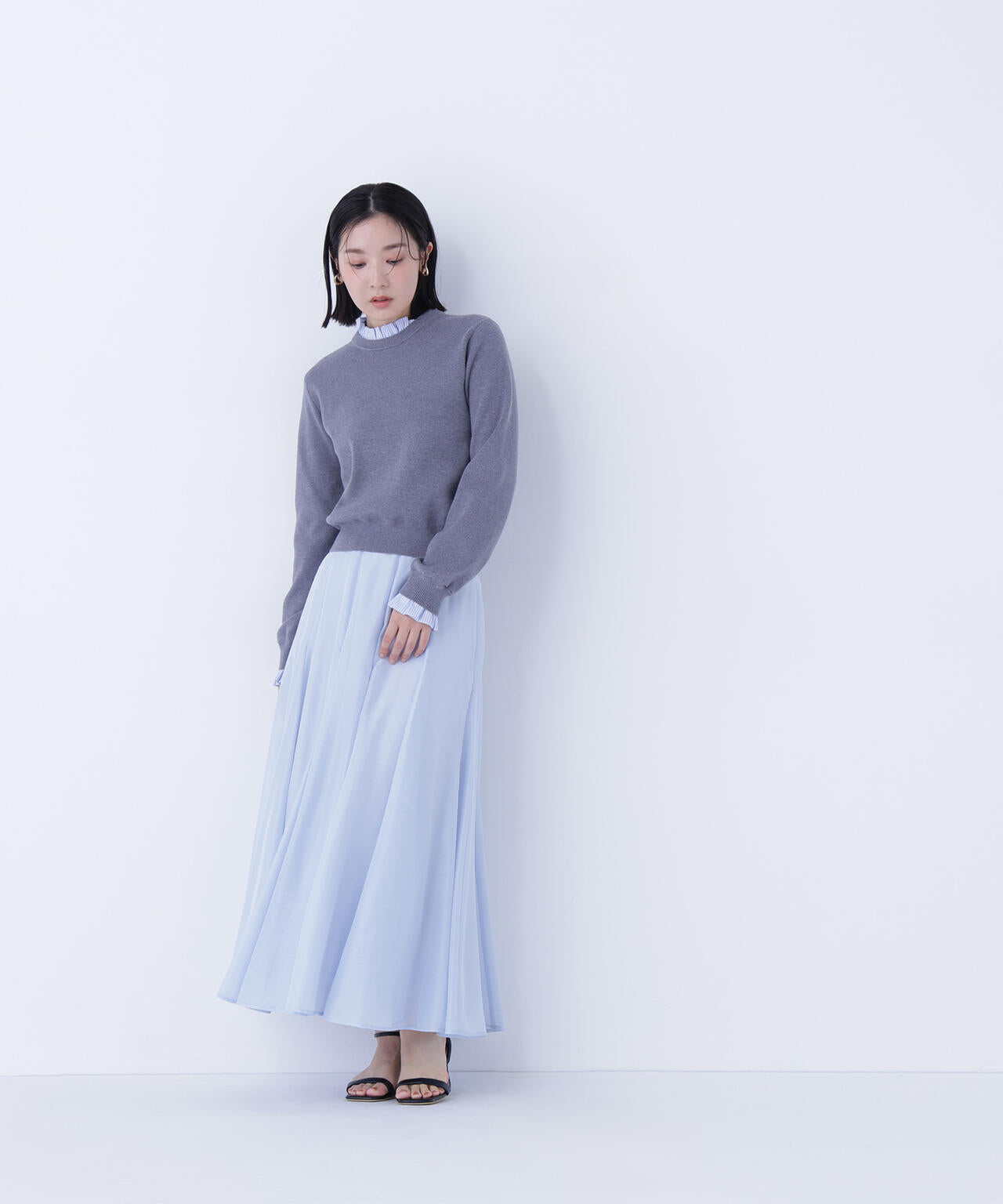 シャイニーシアーボイルスカート