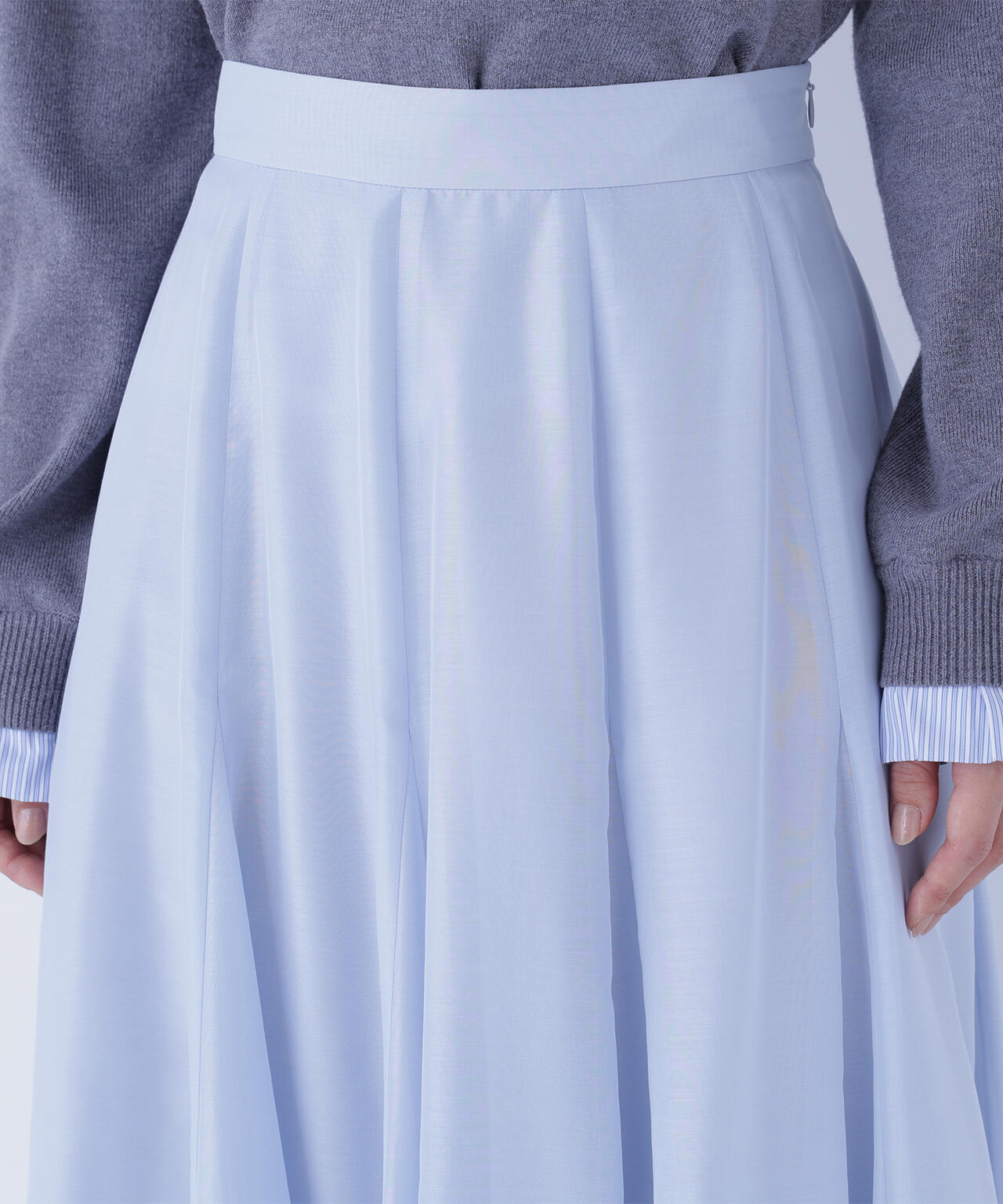 シャイニーシアーボイルスカート