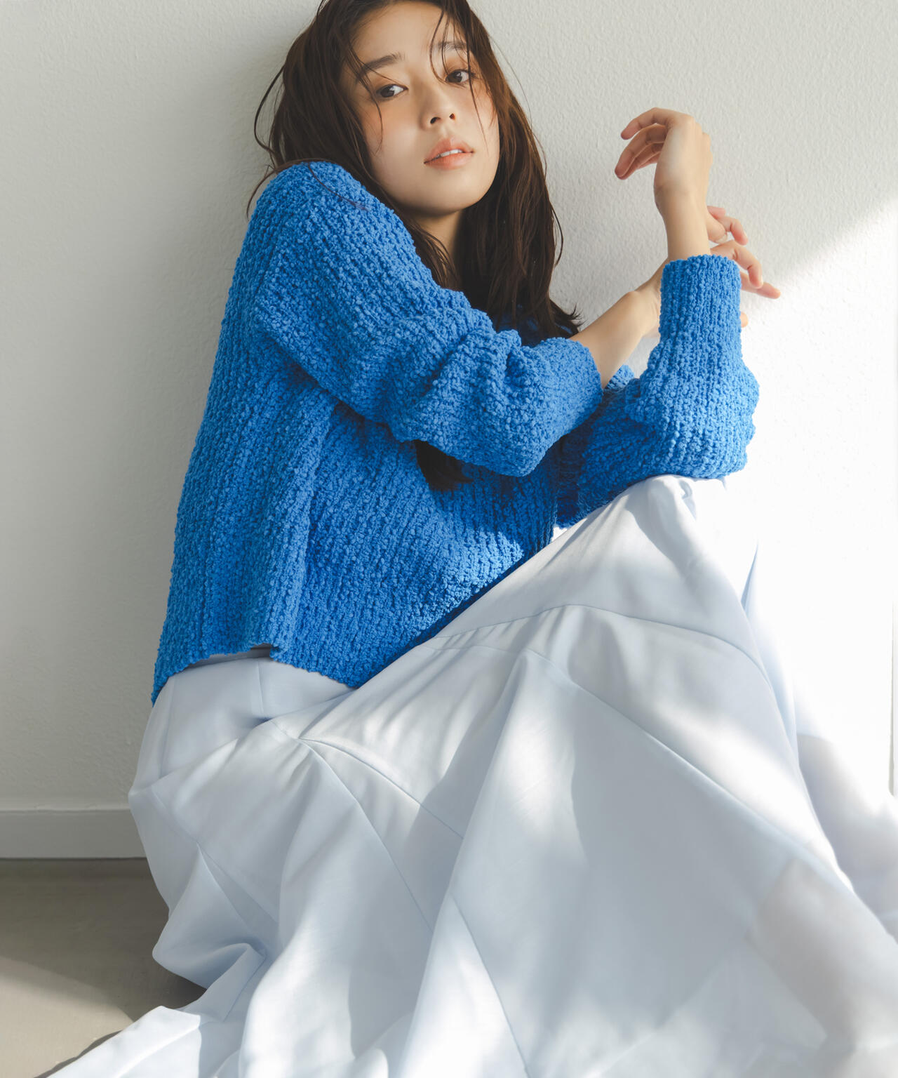 シャイニーシアーボイルスカート