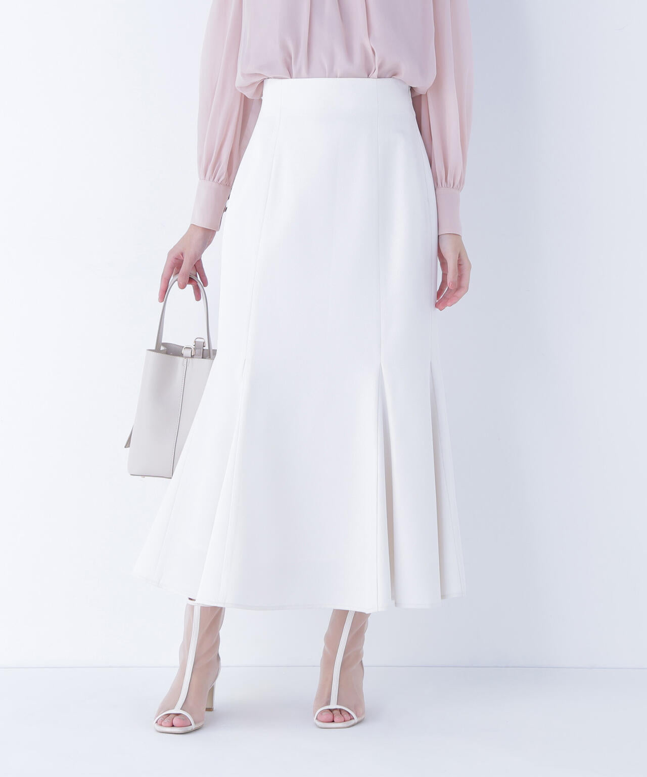 ヘム切替マーメイドスカート