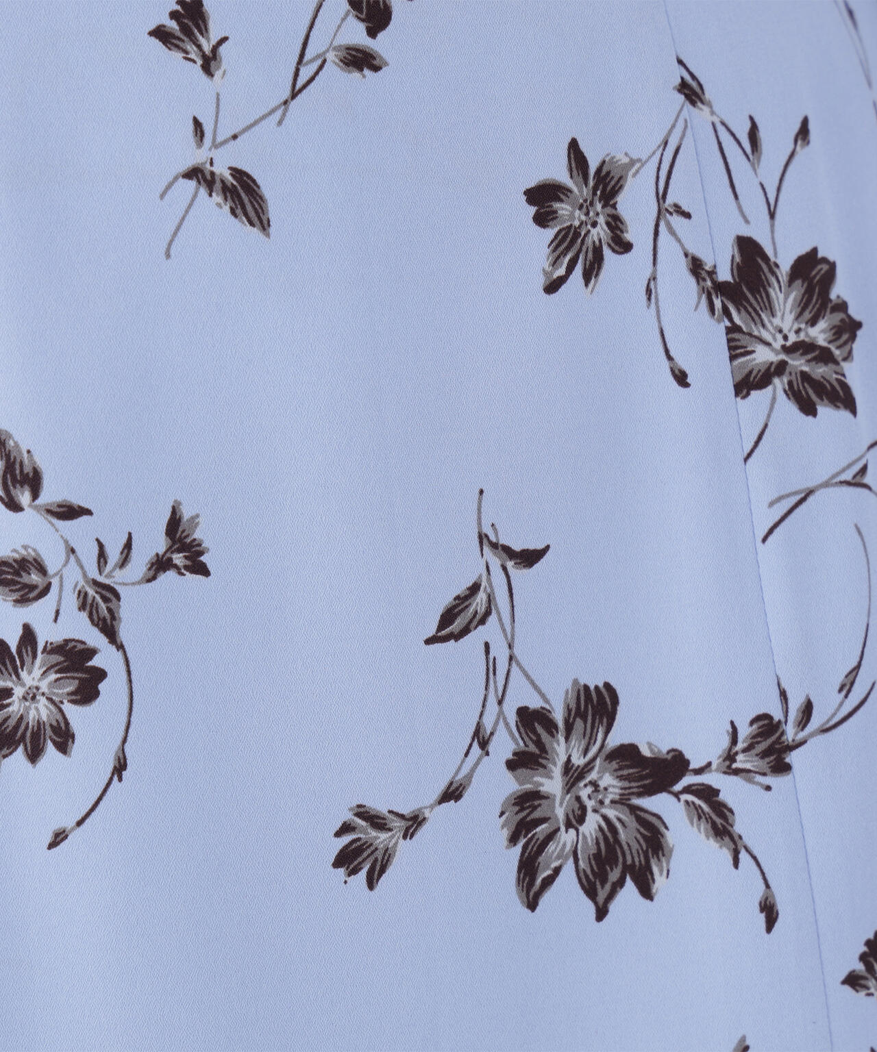 プリントヘム切替マーメイドスカート