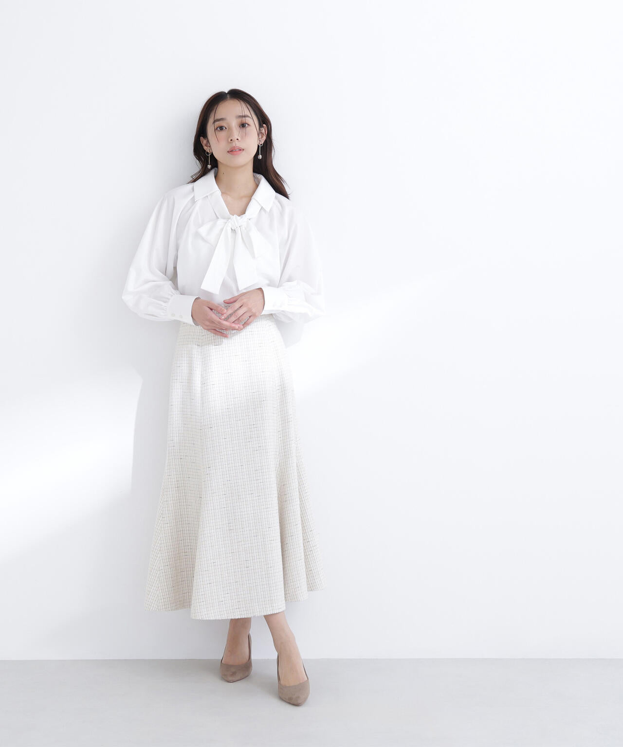 スプリングツイード SETUP スカート