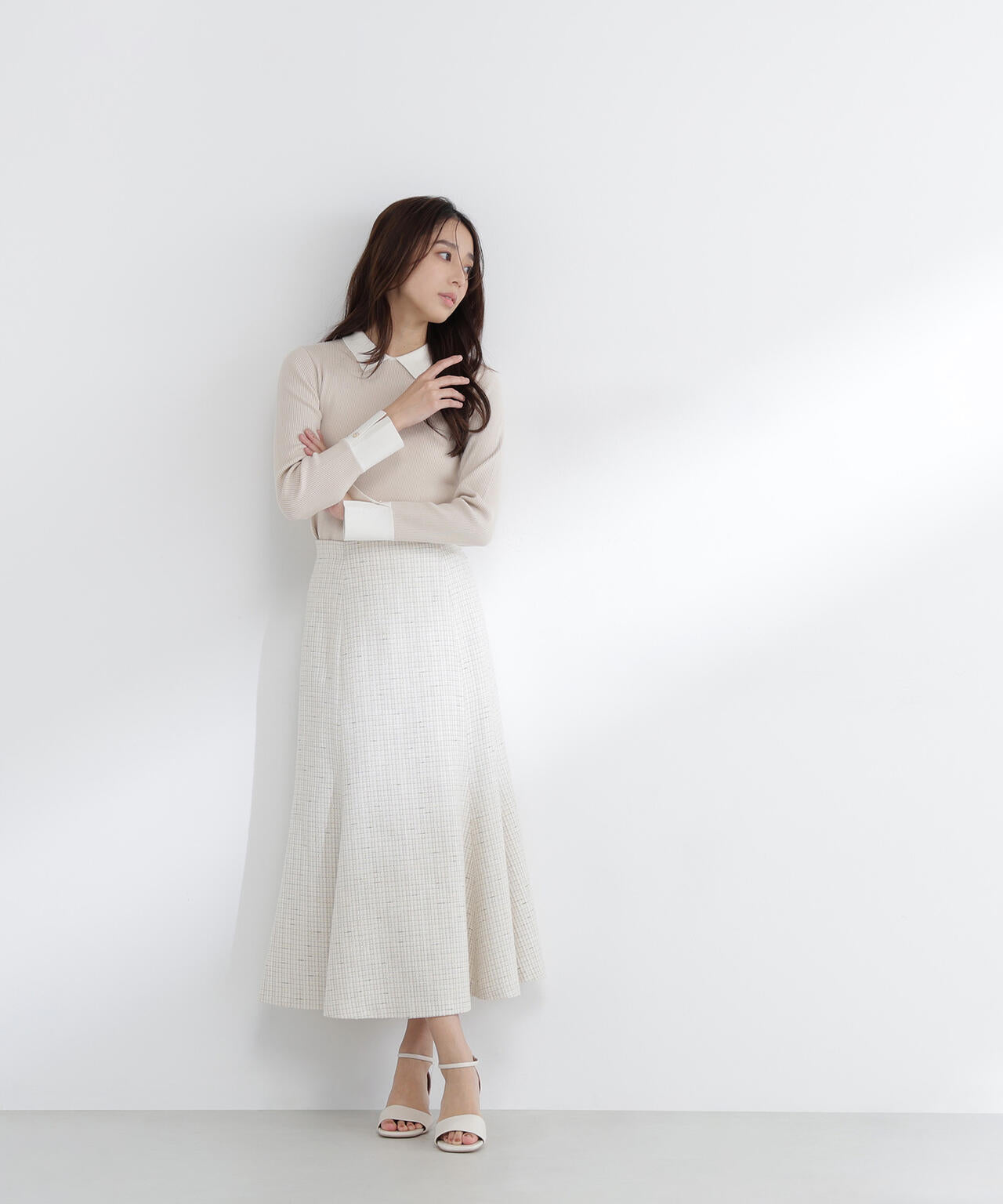 スプリングツイード SETUP スカート