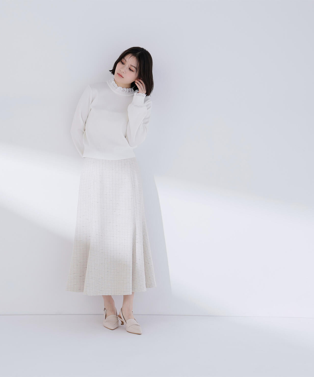 スプリングツイード SETUP スカート