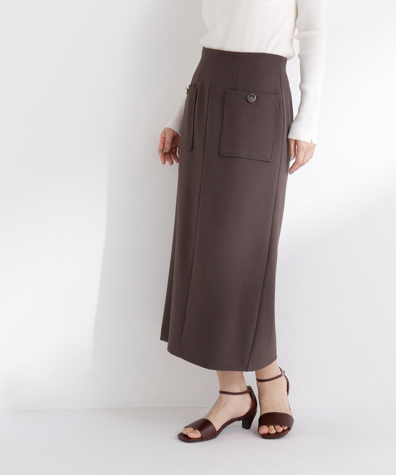 アウトポケットナロースカート