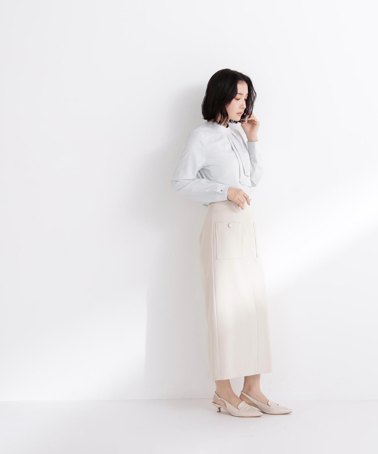 アウトポケットナロースカート