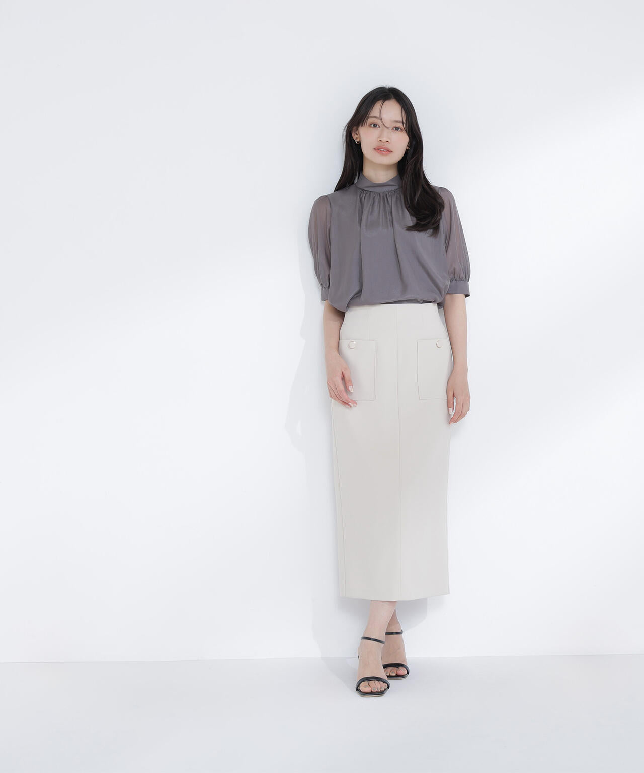 アウトポケットナロースカート