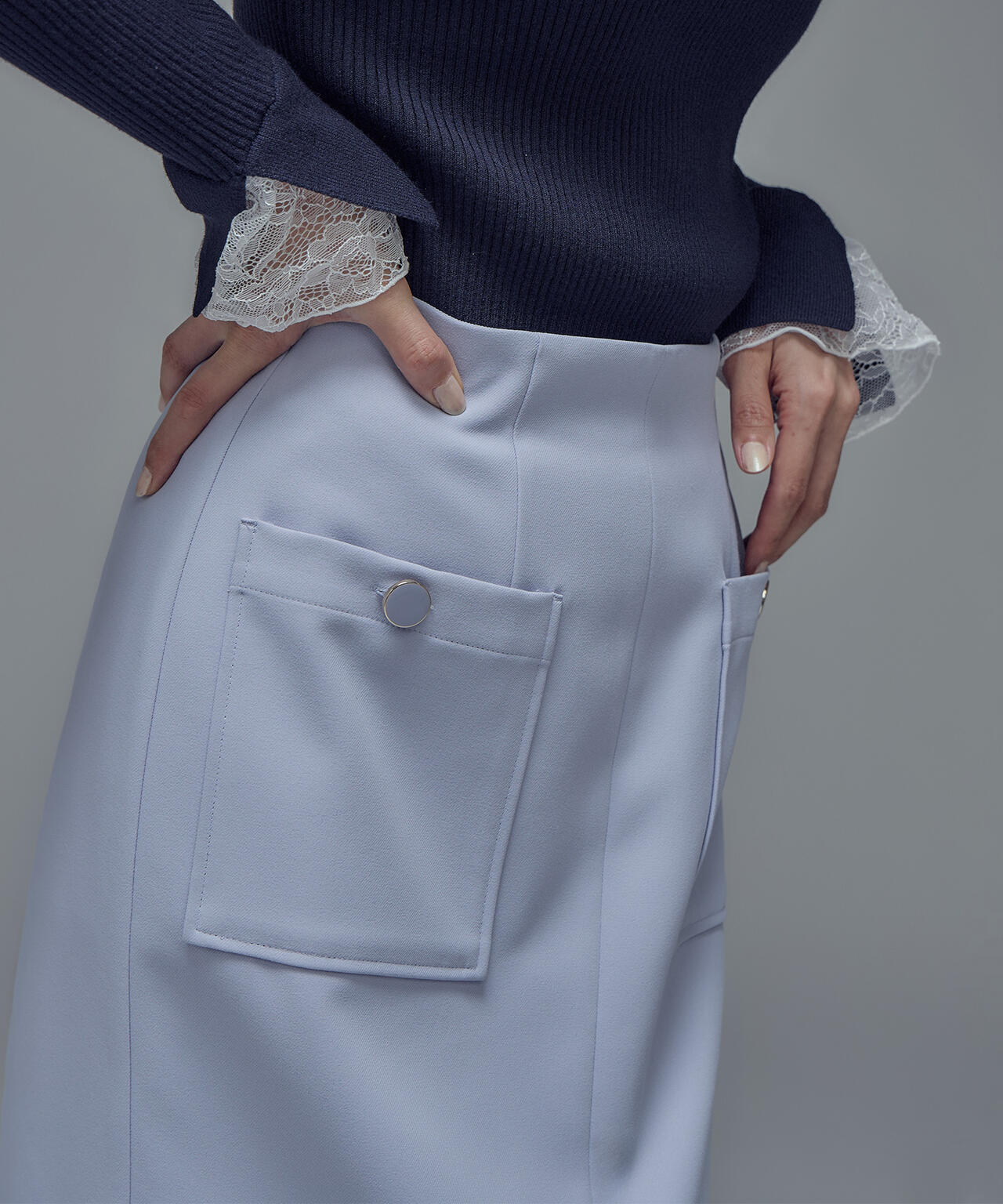 アウトポケットナロースカート