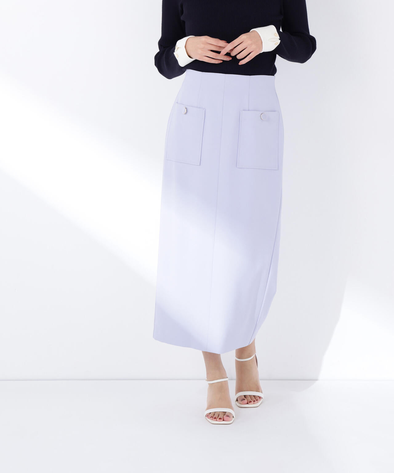 アウトポケットナロースカート